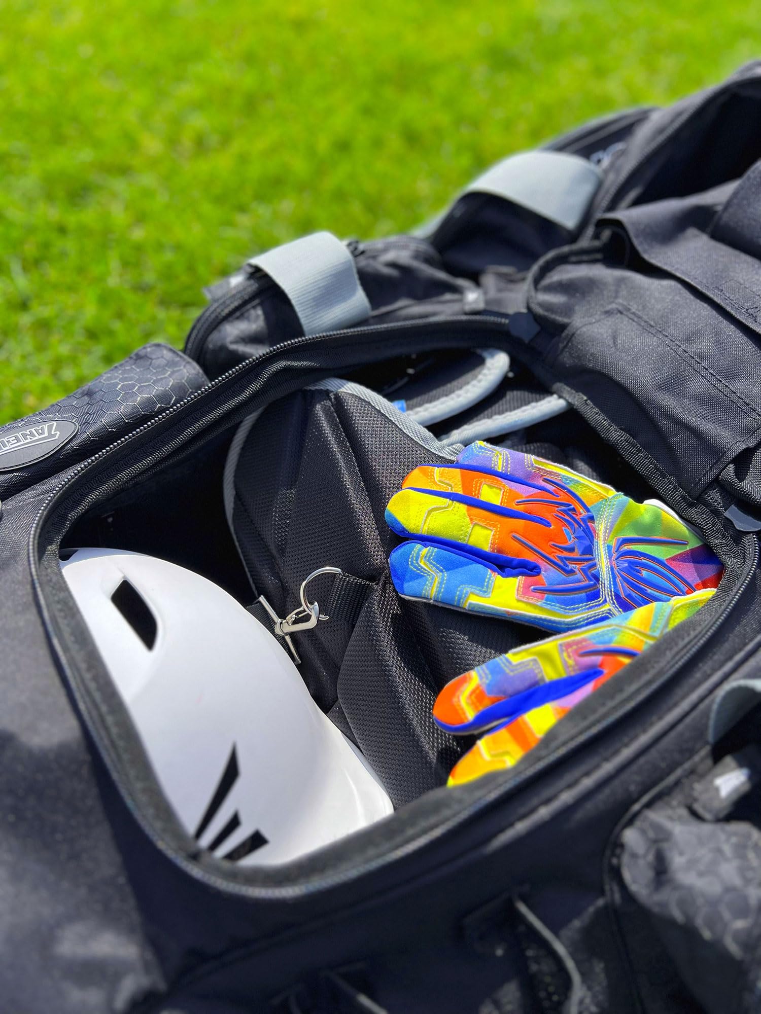 Rage Baseball & Softball Equipment Wheel Bag - Durable Rolling Gear Bag for Baseball & Softball Players - Perfect for Travel, Practice & Games