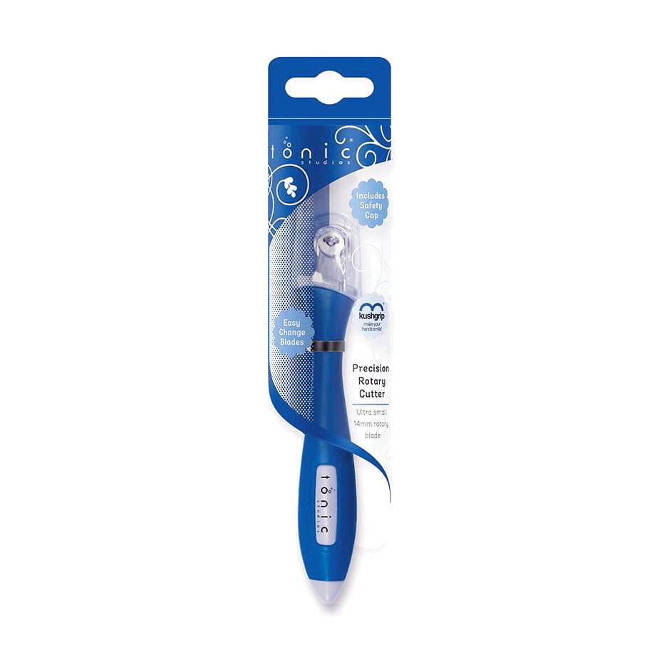 Tonic Studios Precision Rotary Cutter 2059e - Sharp Fabric & Paper Cutting Tool for Quilting, Scrapbooking & DIY Crafts