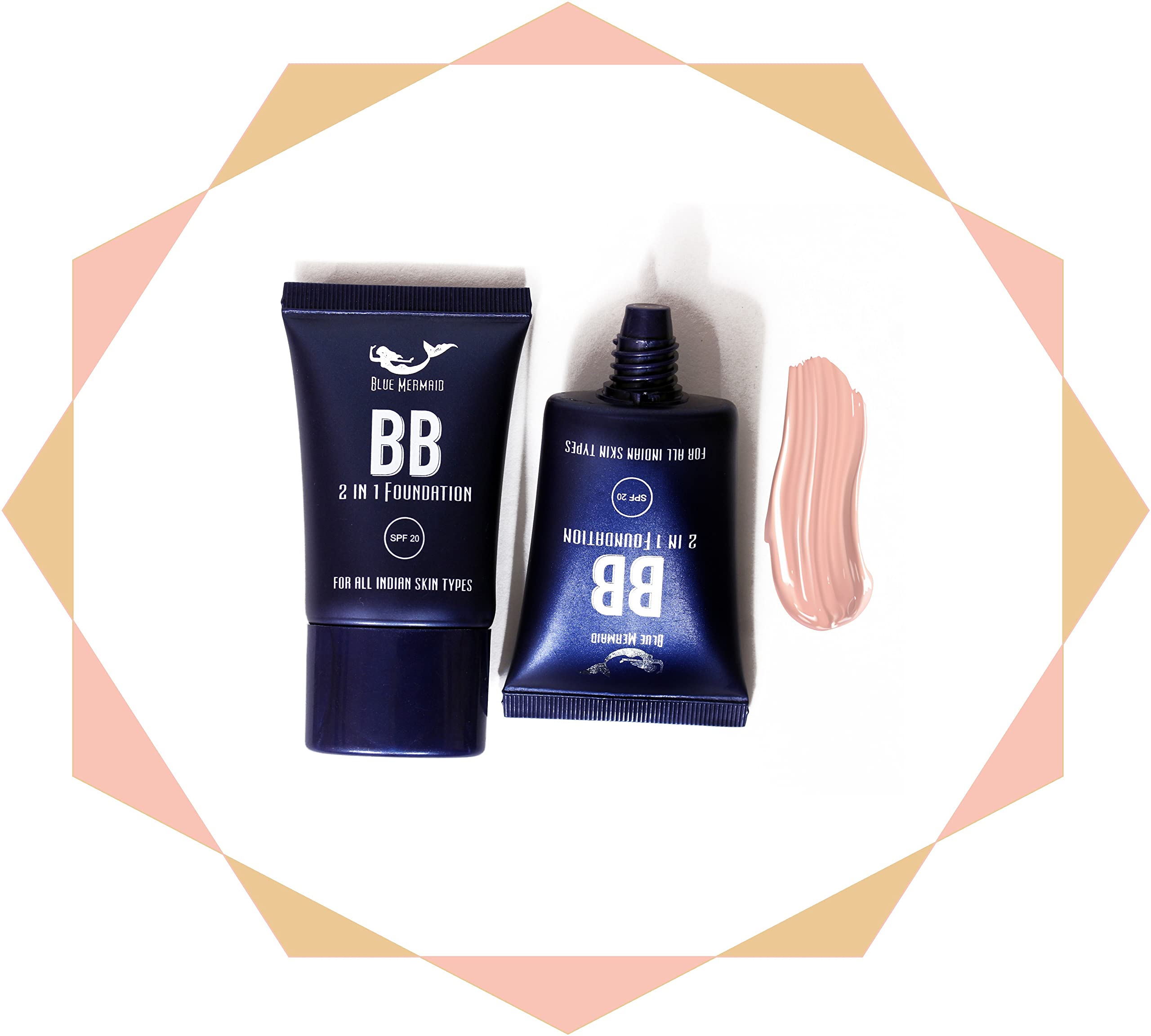 BB Cream Face Whitening Moisturizer Foundation - Skin Brightening & Hydrating Makeup Base with SPF | Perfect for Daily Coverage & Natural Look (For All Skin Types)