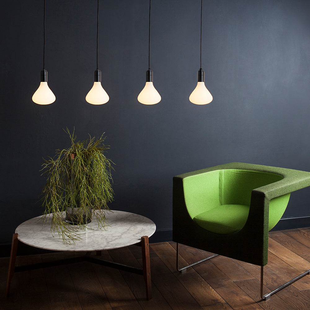 Modern Noma Graphite Pendant Light - Sleek Hanging Fixture for Kitchen Island, Dining Room & Bedroom Lighting
