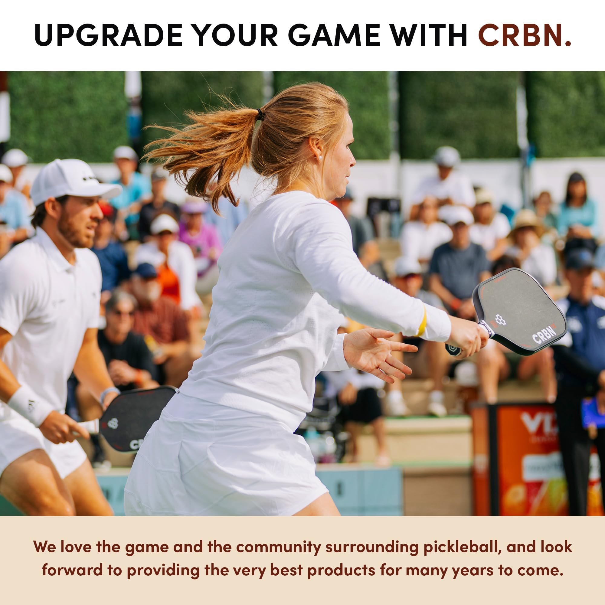 CRBN X Series Power Pickleball Paddle - Premium Carbon Fiber Paddle with Foam Edge Technology for Maximum Sweet Spot | Perfect for Competitive Play & Recreational Games