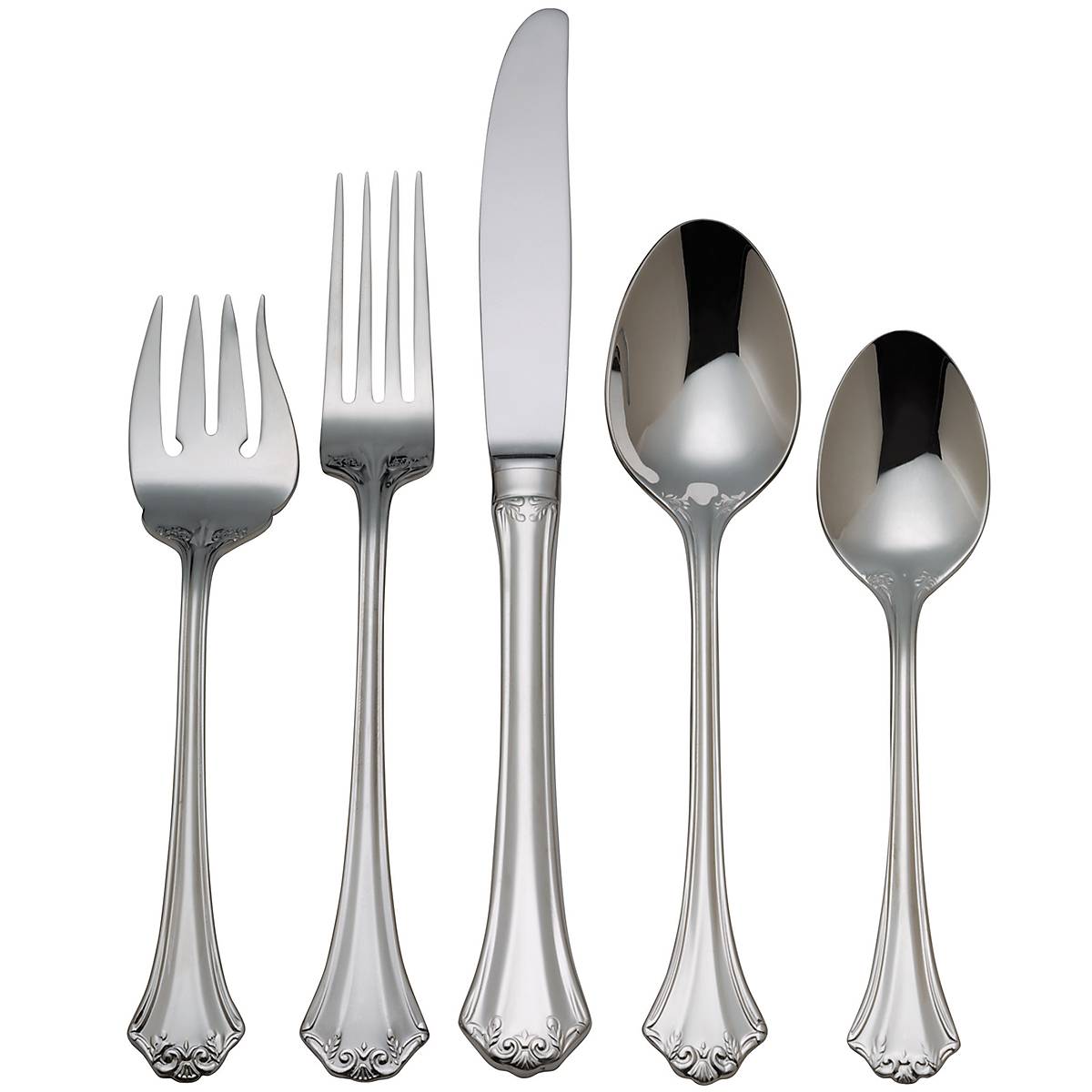 French Country 5-Piece Dinnerware Set - Elegant Tableware for Farmhouse Dining & Entertaining
