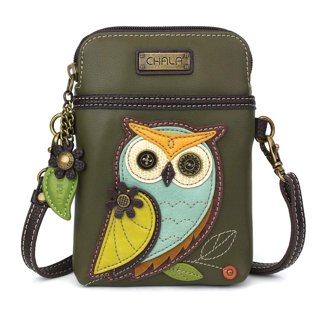 CHALA Women's Crossbody Phone Purse - Adjustable Strap PU Leather/Canvas Handbag in Multiple Colors | Perfect for Travel, Shopping & Everyday Use