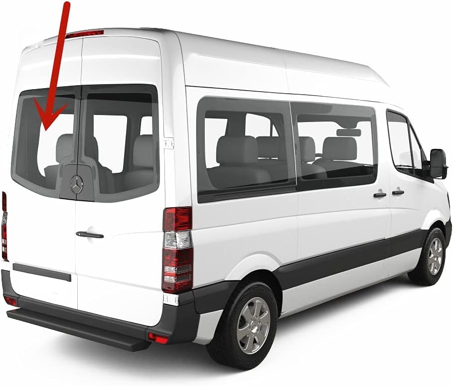 Heated Back Window Glass Left Side for Freightliner Sprinter & Dodge Sprinter 2007-2018 - Defrosting Rear View for Safer Winter Driving