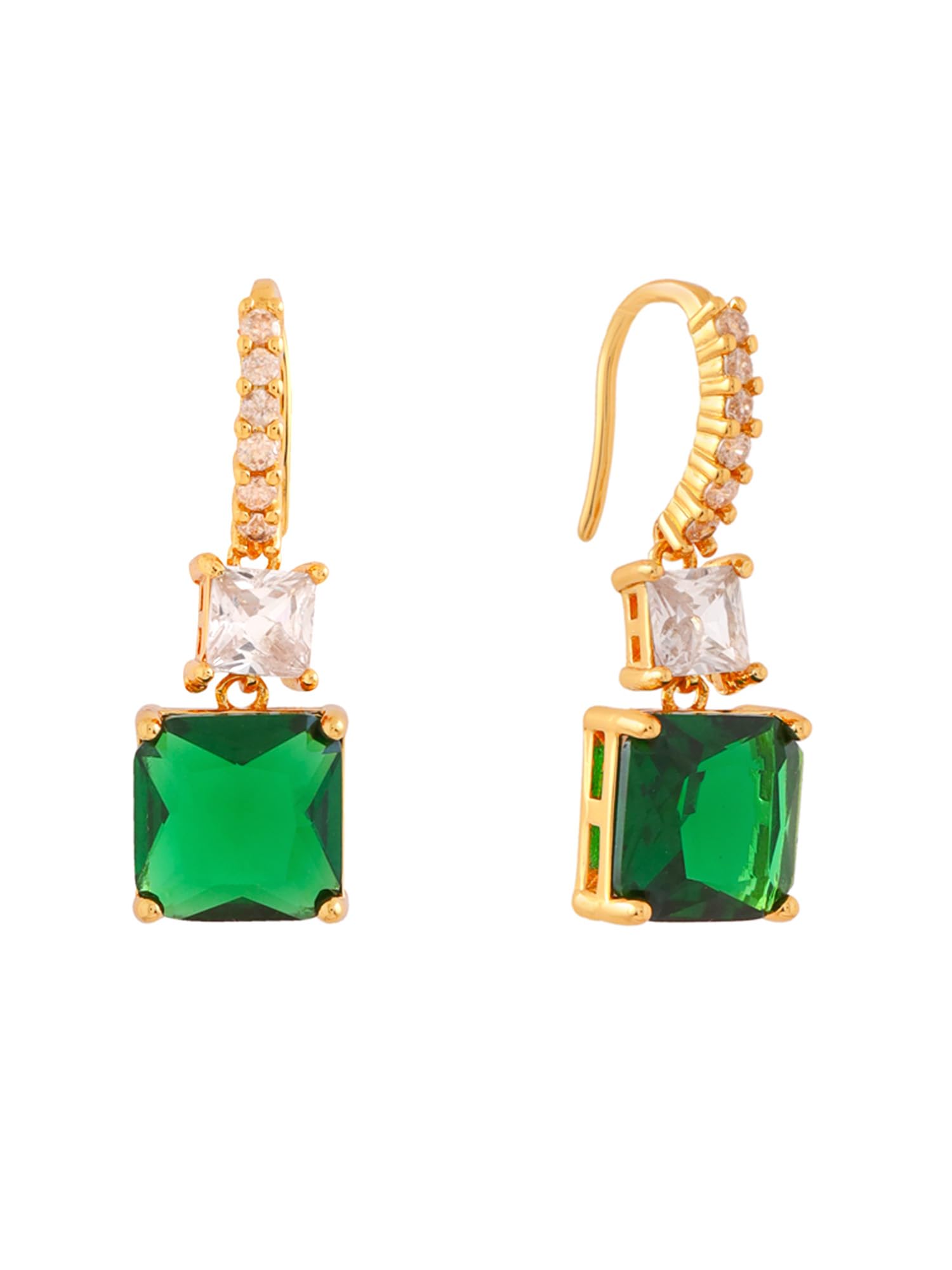 Fashion Women's Yellow Chimes Crystal Earrings - Gold Tone Black Color Dangle Earrings for Birthday, Anniversary Gifts | Perfect for Parties, Weddings & Special Occasions