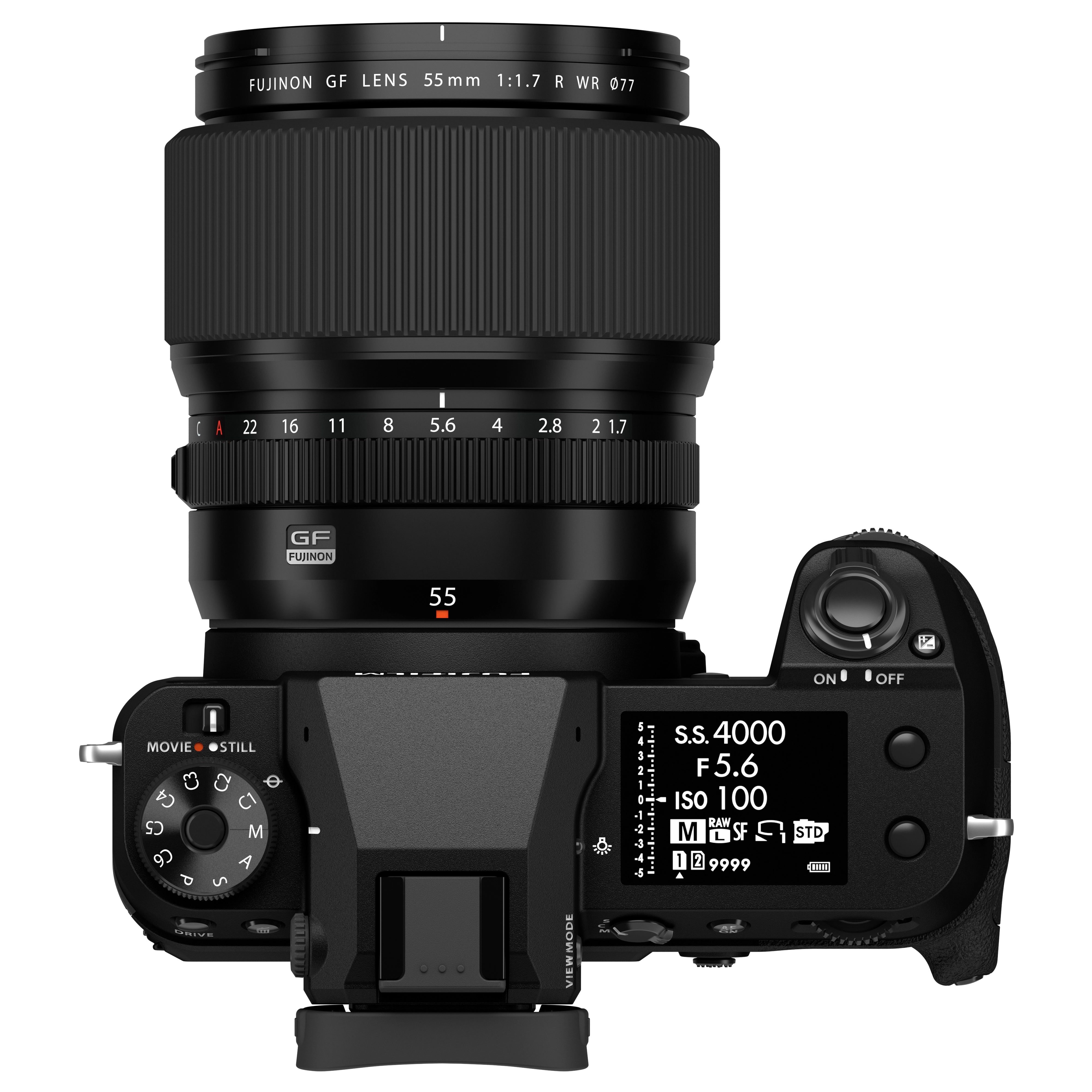 FUJINON GF 55mm F1.7 R WR Lens - Premium Medium Format Portrait & Low Light Photography Lens for Fujifilm GFX Cameras - Perfect for Wedding, Studio & Street Photography