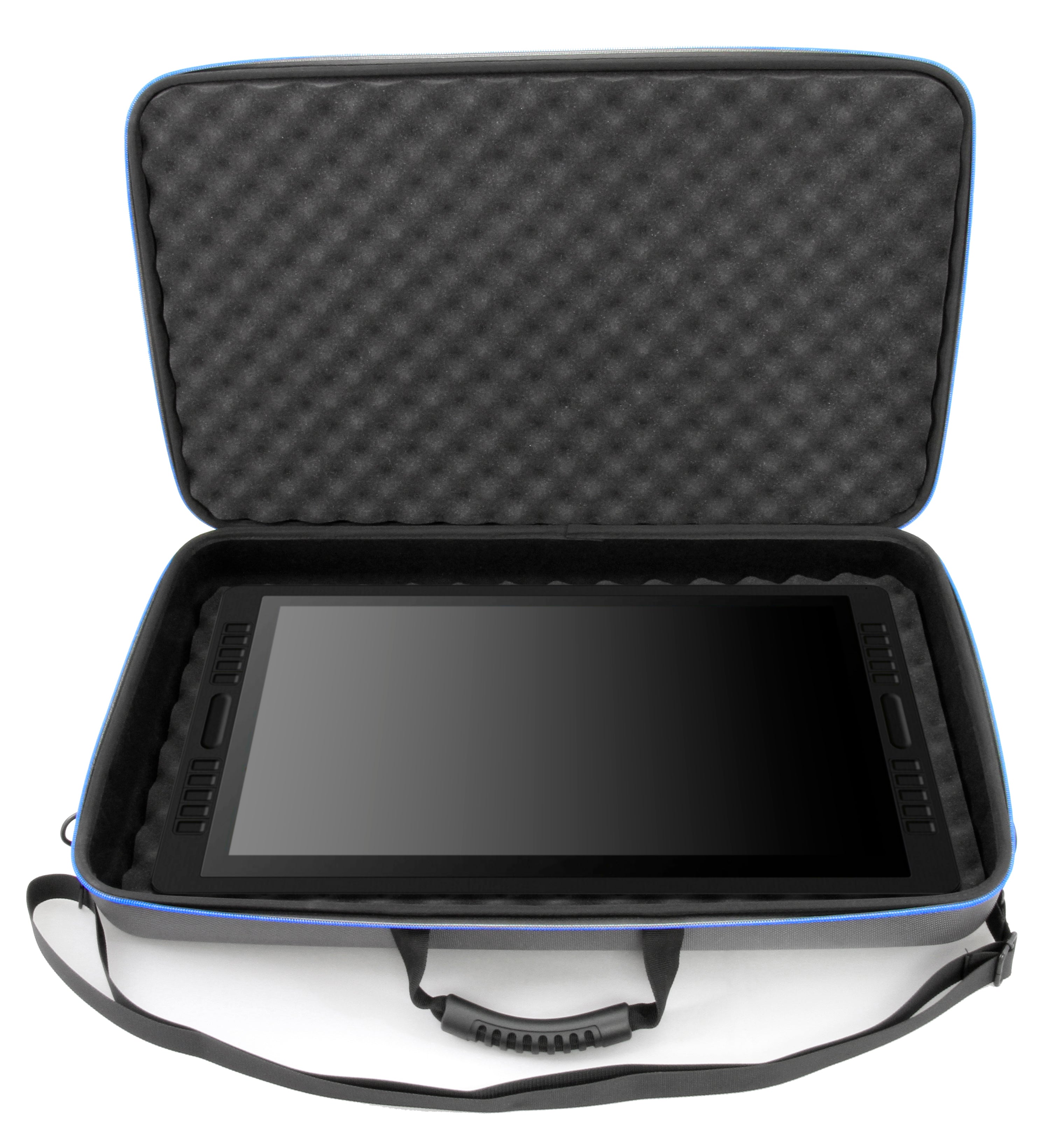 CASEMATIX Protective Case for Huion Kamvas 20/22 Plus Drawing Tablets - Durable Storage Cover for 20-22 Inch Graphics Pen Displays - Perfect for Artists, Designers & Digital Creators On-The-Go