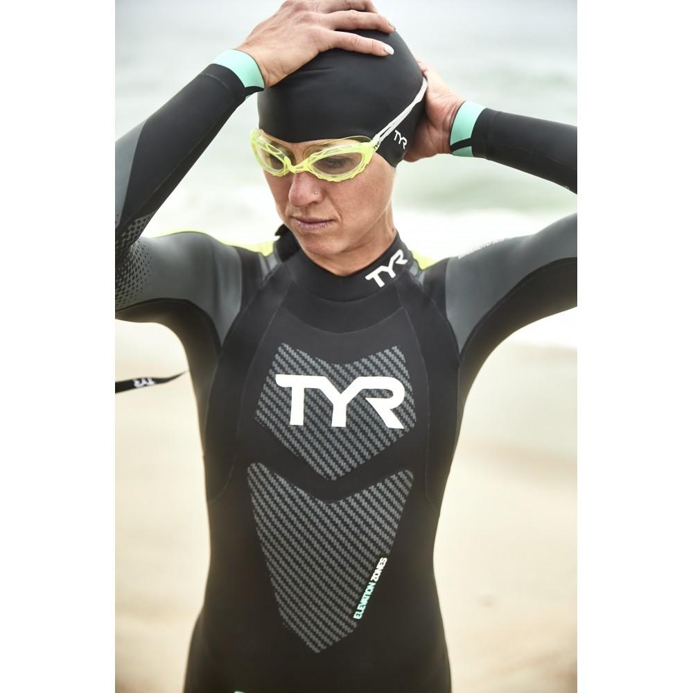 TYR Women's Hurricane Category 2 Wetsuit - Premium Triathlon & Open Water Swimming Suit for Competition & Training - Perfect for Surfing, Diving & Water Sports