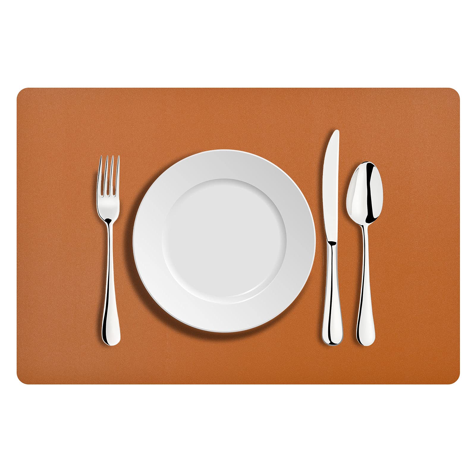 Premium PU Faux Leather Placemats for Dining Table - Heat Resistant, Waterproof, Oilproof & Non-Slip - Easy to Clean & Washable - Elegant Table Decor in Multi-Colors - Perfect for Everyday Meals, Dinner Parties & Holiday Gatherings