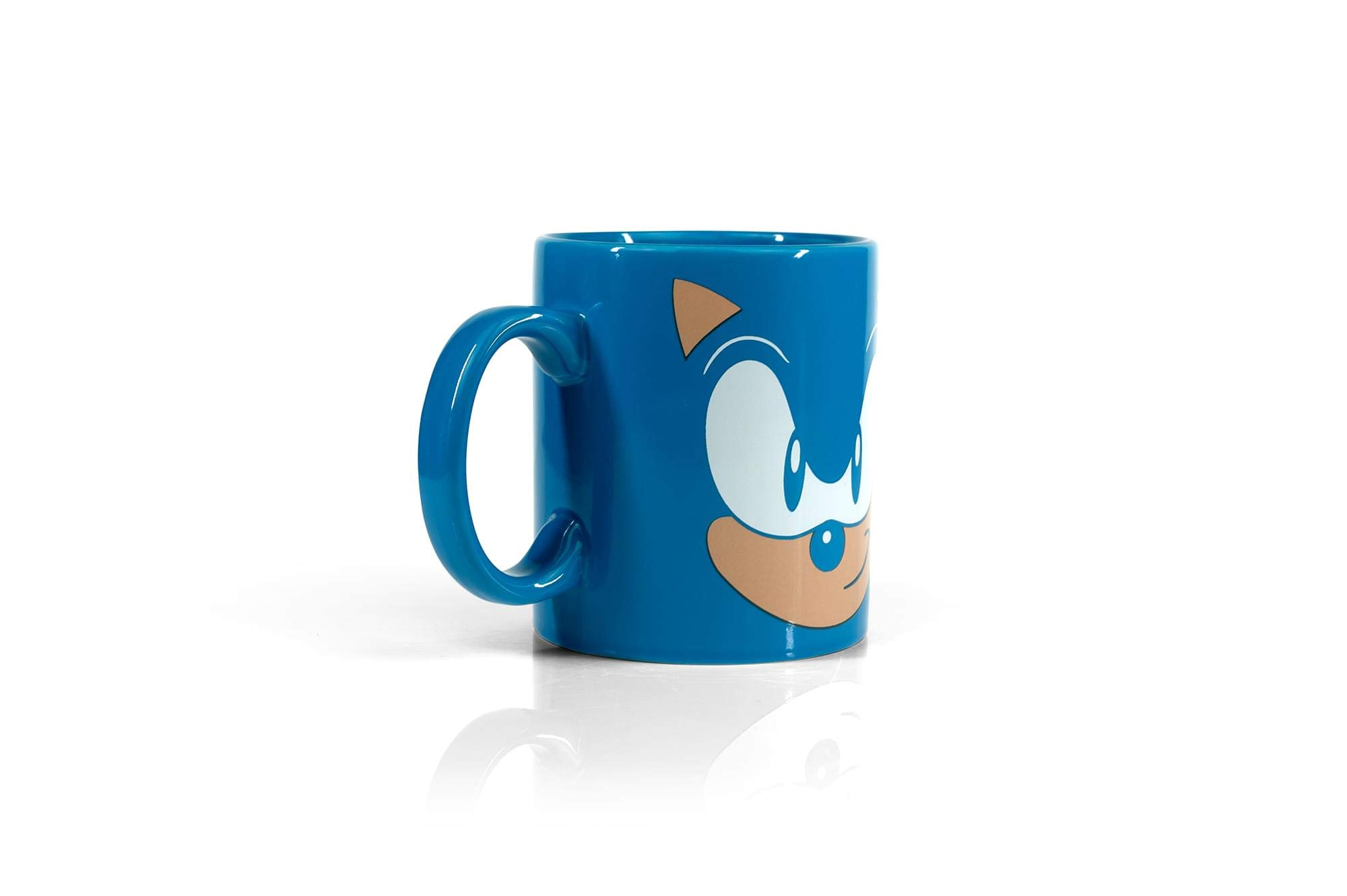 Sonic The Hedgehog Blue 16oz Ceramic Coffee Mug - Gift for Gamers & Collectors - Perfect for Home, Office, or Gaming Room Use