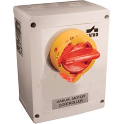 KEM380UL Y/R 80A 600VAC 3-Pole Switch, 136mm x 201mm x 128mm, Yellow/Red - Heavy Duty Electrical Switch for Industrial Equipment, Power Distribution & Motor Control Applications