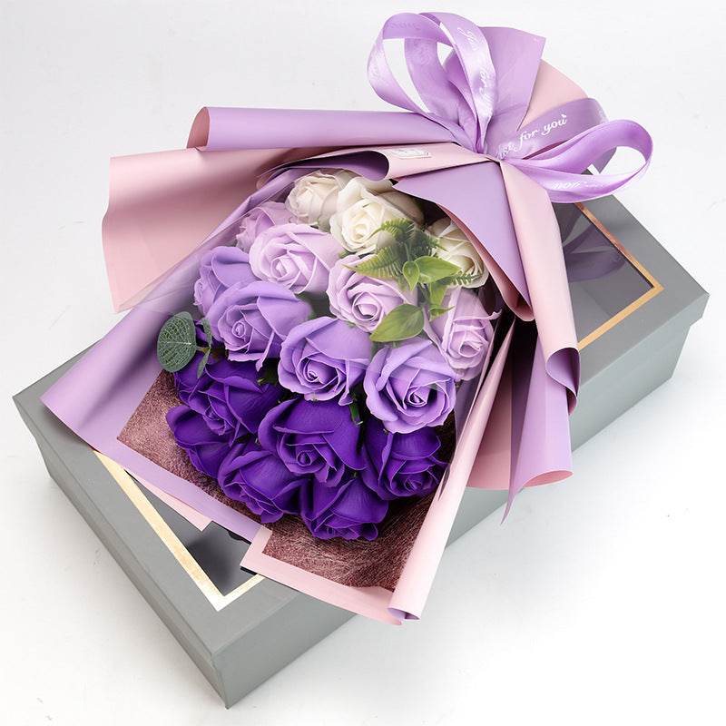 18K Gold Plated Forever Rose Gift Box - Luxury Preserved Rose for Anniversary, Valentine's Day & Wedding - Perfect Romantic Gift for Her