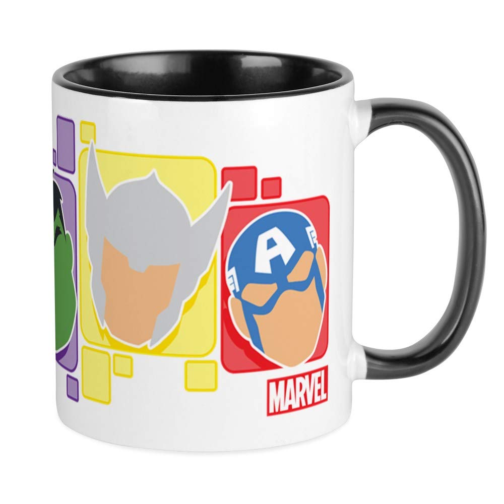 Avengers Ceramic Coffee Mug 11 oz - Superhero Tea Cup for Marvel Fans - Perfect for Home, Office & Gifts