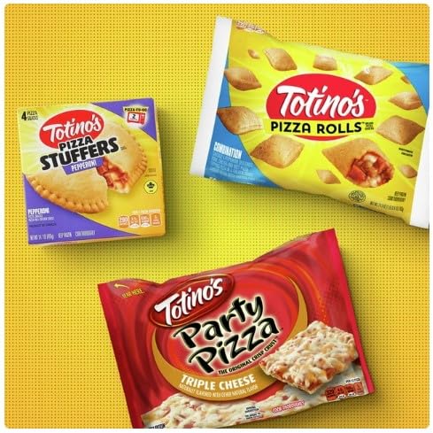 Salutem Vita - Totino's Pizza Rolls, Combination, Frozen Snacks, 48.85 oz (100 Count) - Pack of 2 | Perfect for Parties, Game Nights & Quick Meals | Easy Microwave or Oven Preparation