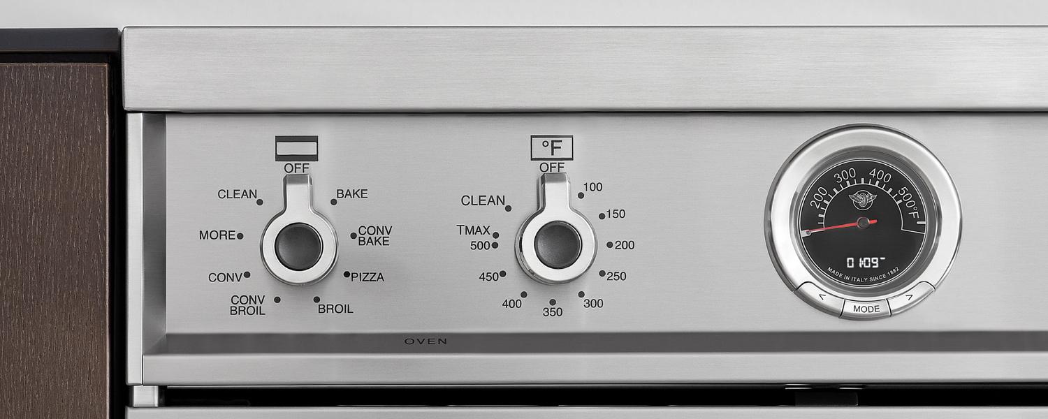 Bertazzoni PRO486IGFEPXT 48 Inch Professional Induction Range with 6 Heating Zones, Cast Iron Griddle & Self-Cleaning Electric Oven - Stainless Steel for Modern Kitchens & Gourmet Cooking