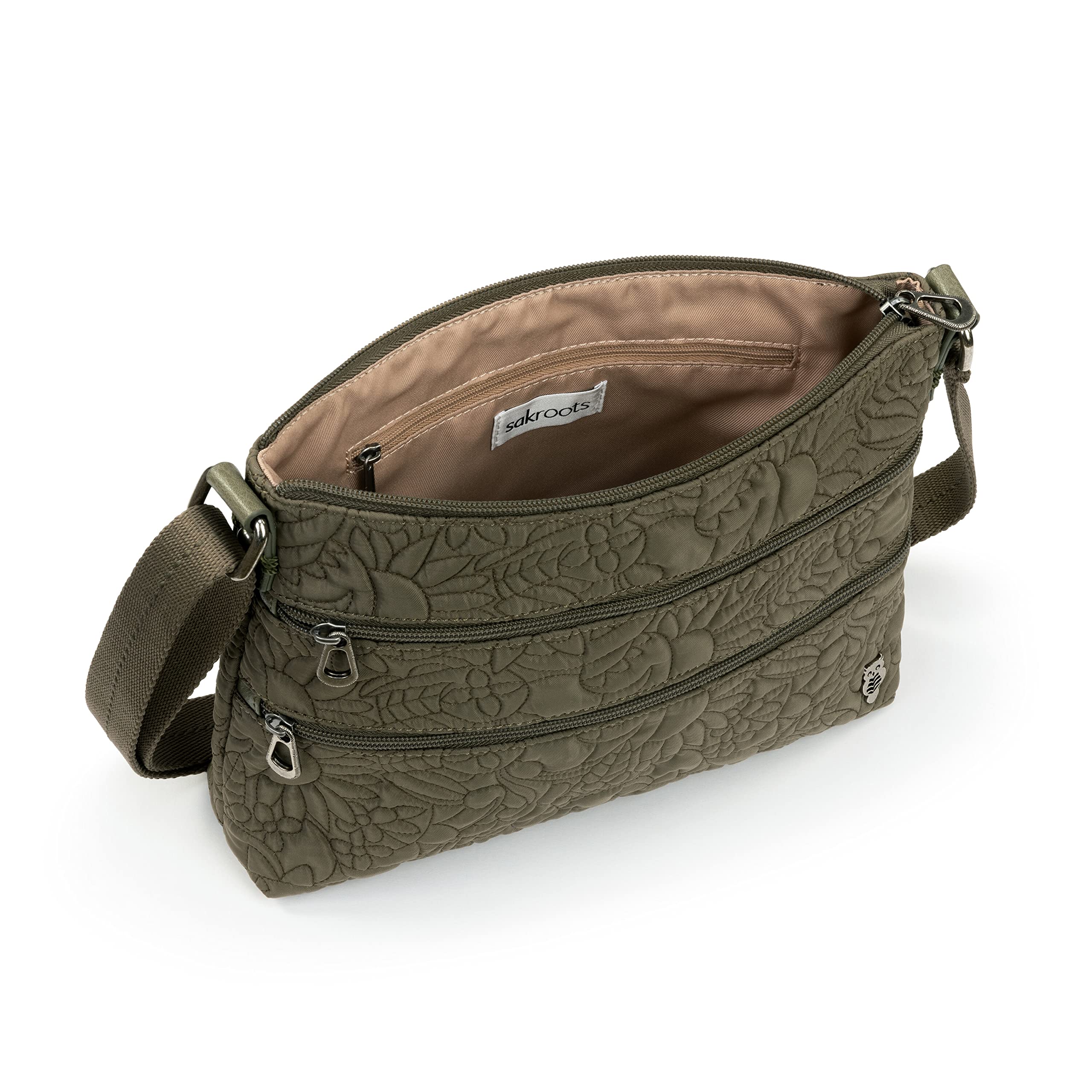 Eco-Friendly Sakroots Crossbody Bag for Women - Lightweight & Stylish Twill Shoulder Purse - Perfect for Travel, Shopping, and Everyday Use