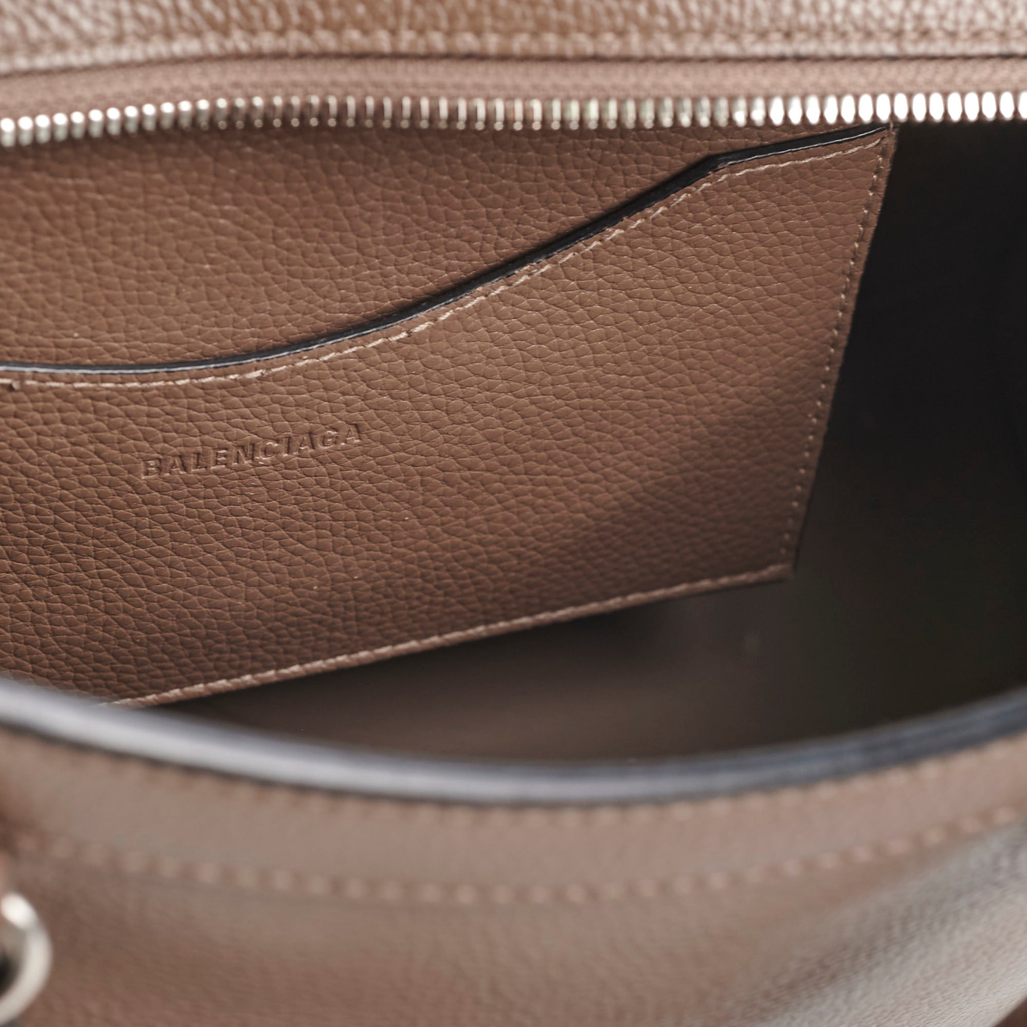 Balenciaga Neo Classic Taupe Shoulder Bag for Women | Genuine Leather Luxury Handbag | Perfect for Work, Travel & Everyday Use