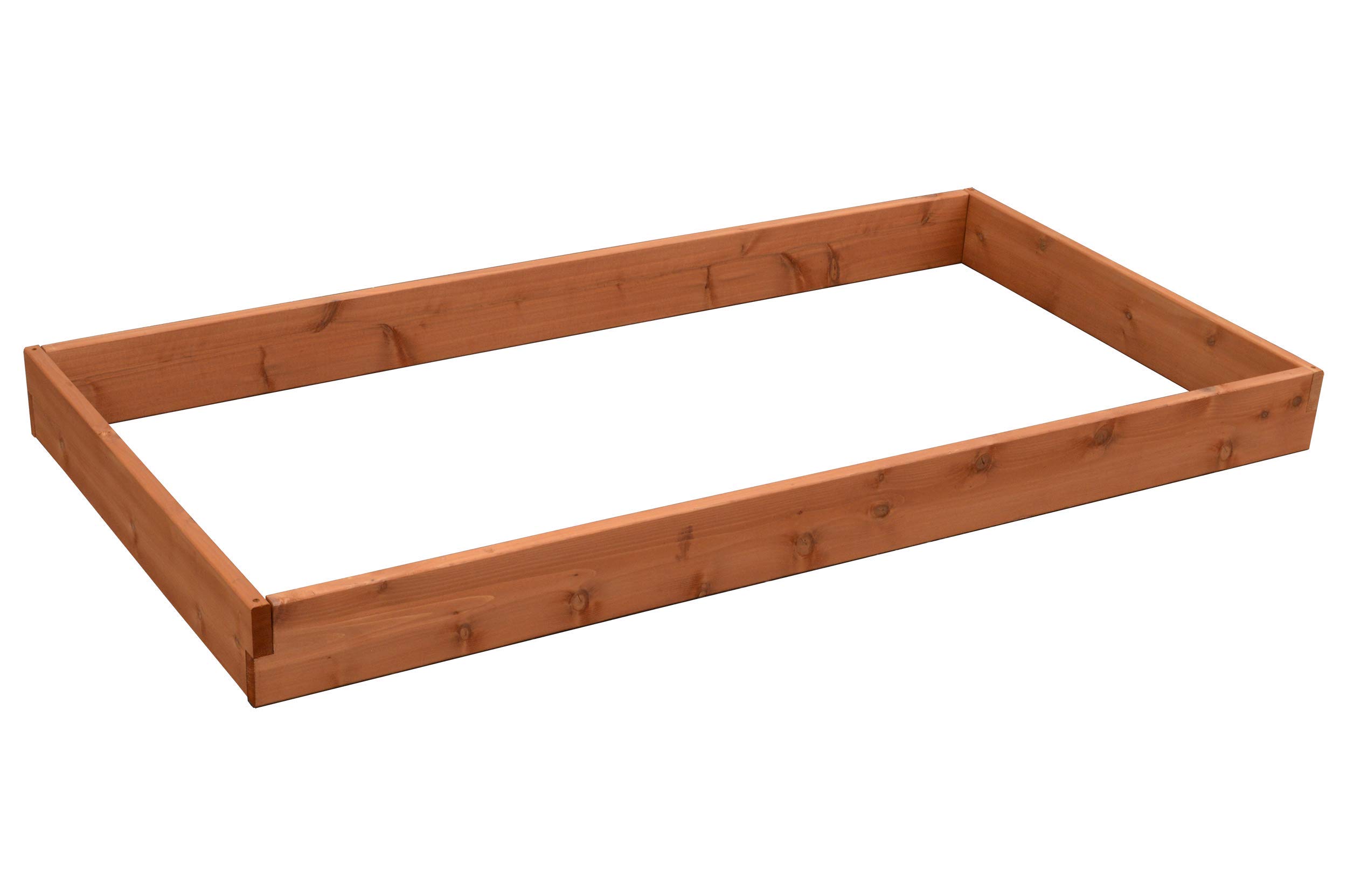 Premium Red Cedar Wood Raised Garden Bed - 5.5