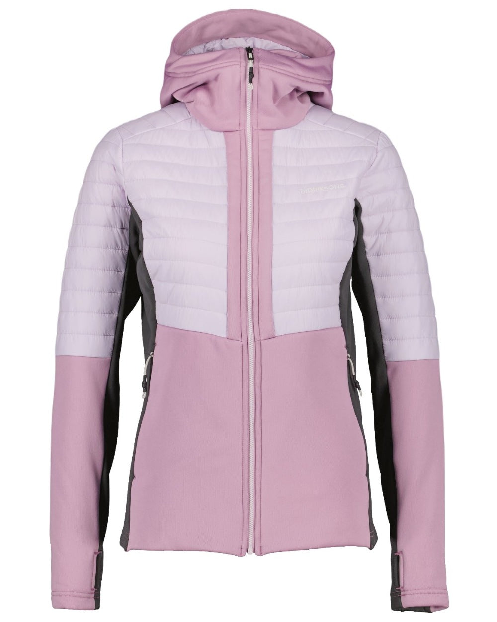 Didriksons Women's Annema Full Zip Waterproof Jacket - Lightweight Windproof Raincoat for Hiking & Outdoor Activities