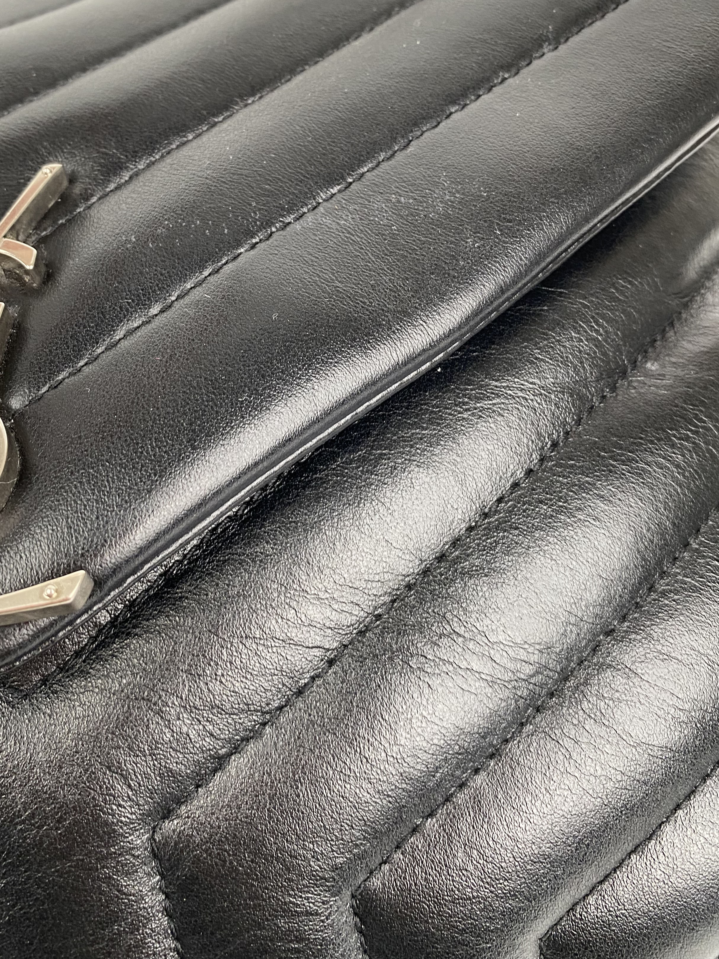 Saint Laurent Medium Black LouLou Bag - Luxury Shoulder Bag for Women, Perfect for Work, Evening & Travel | YSL Handbag