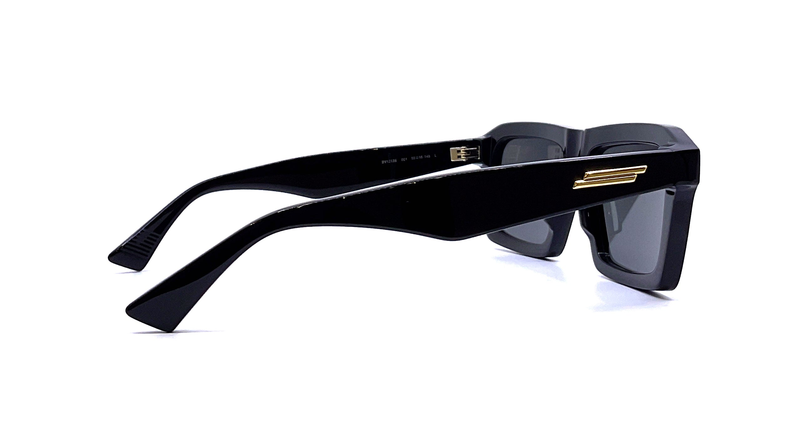 Bottega Veneta BV1213S (001) Sunglasses - Luxury Designer Shades for Men & Women - Perfect for Outdoor Activities, Travel & Fashion Accessories