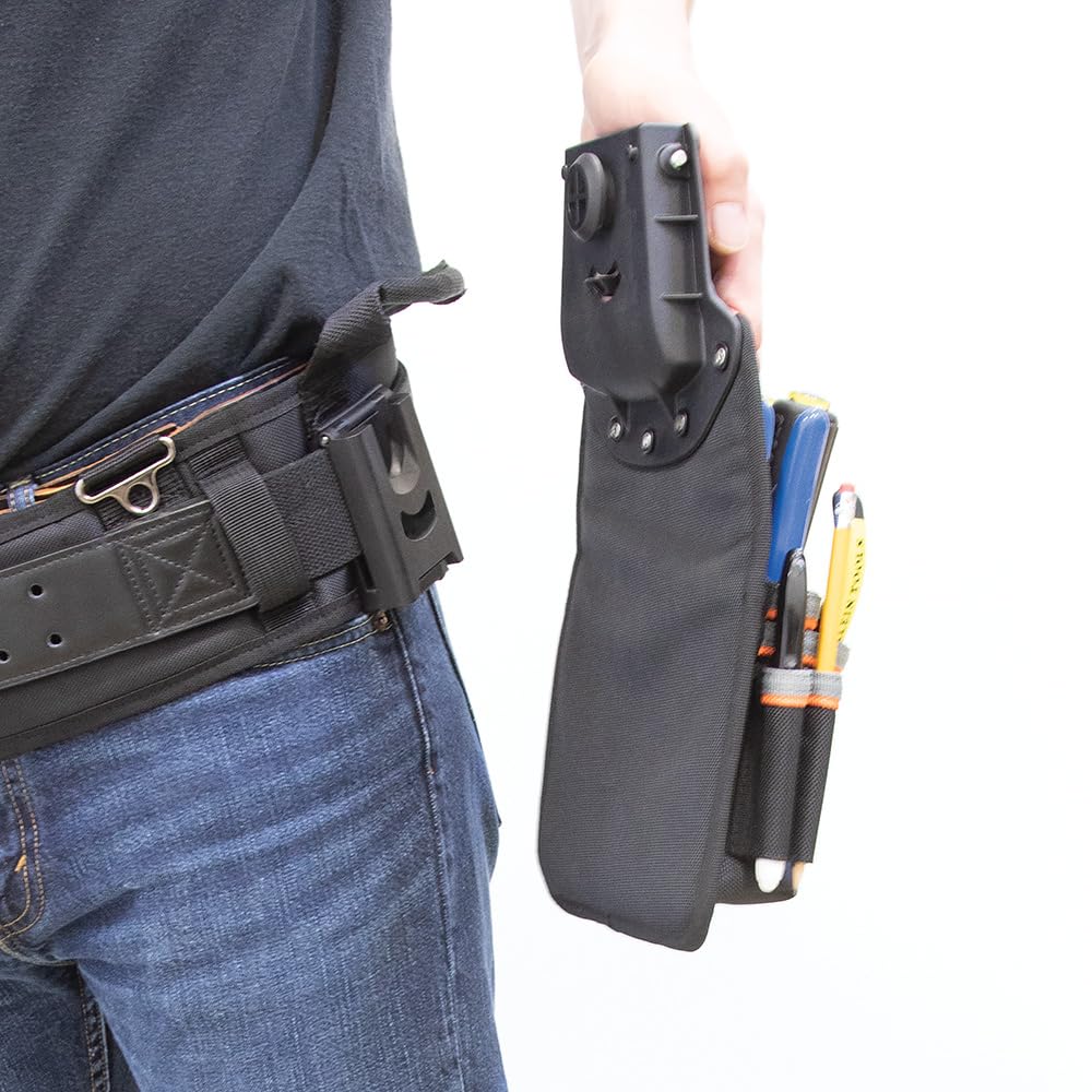 Klein Tools 55912 Tradesman Pro Modular Piping Tool Pouch with Belt Clip - Compatible with Klein Click Lock Wall Rack & Tool Belts | Ideal for Plumbers, Electricians & HVAC Technicians