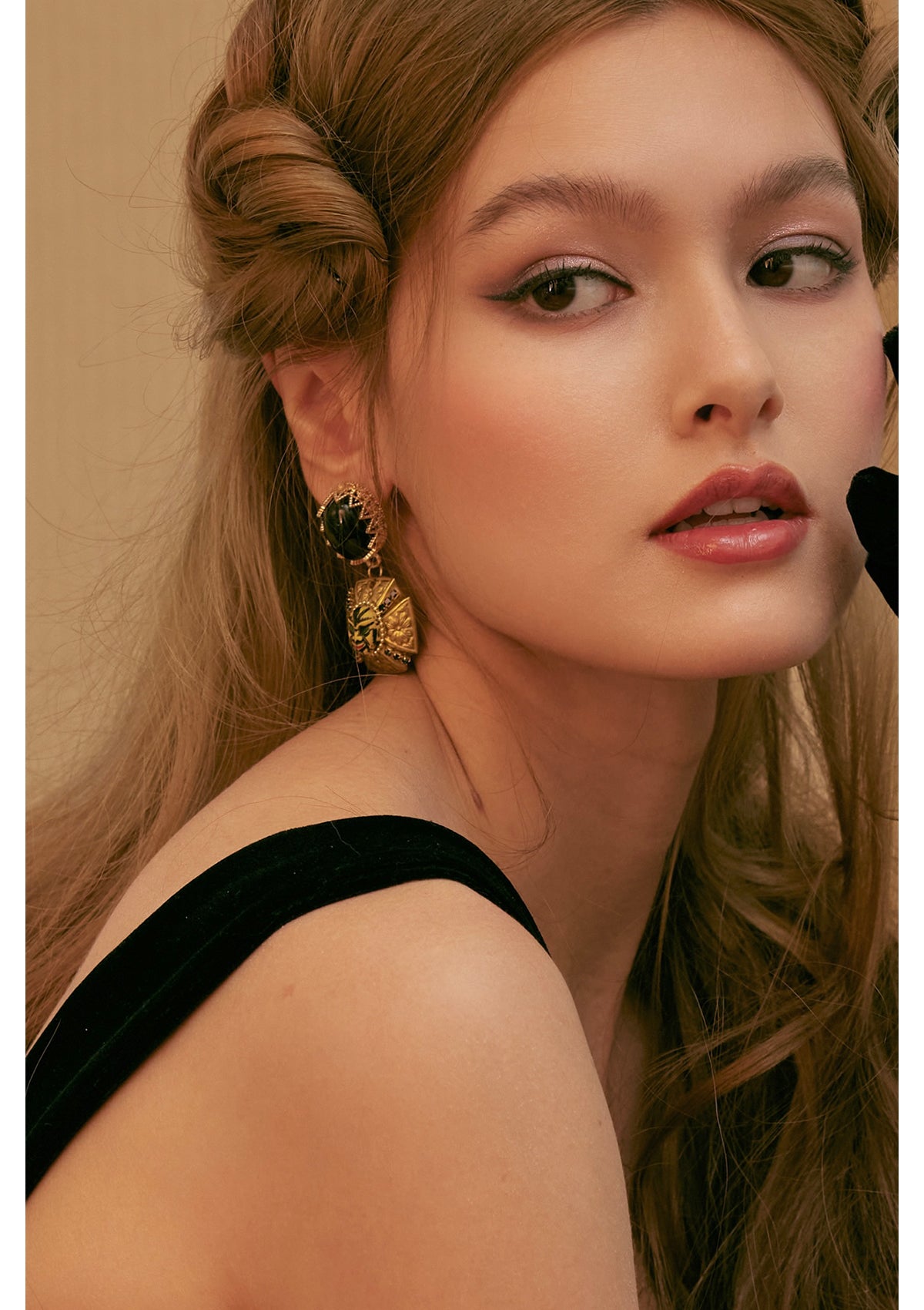 Thorn Black Agate Earrings for Women - Elegant Gothic Dangle Earrings with Natural Stone - Perfect for Parties, Weddings & Everyday Wear