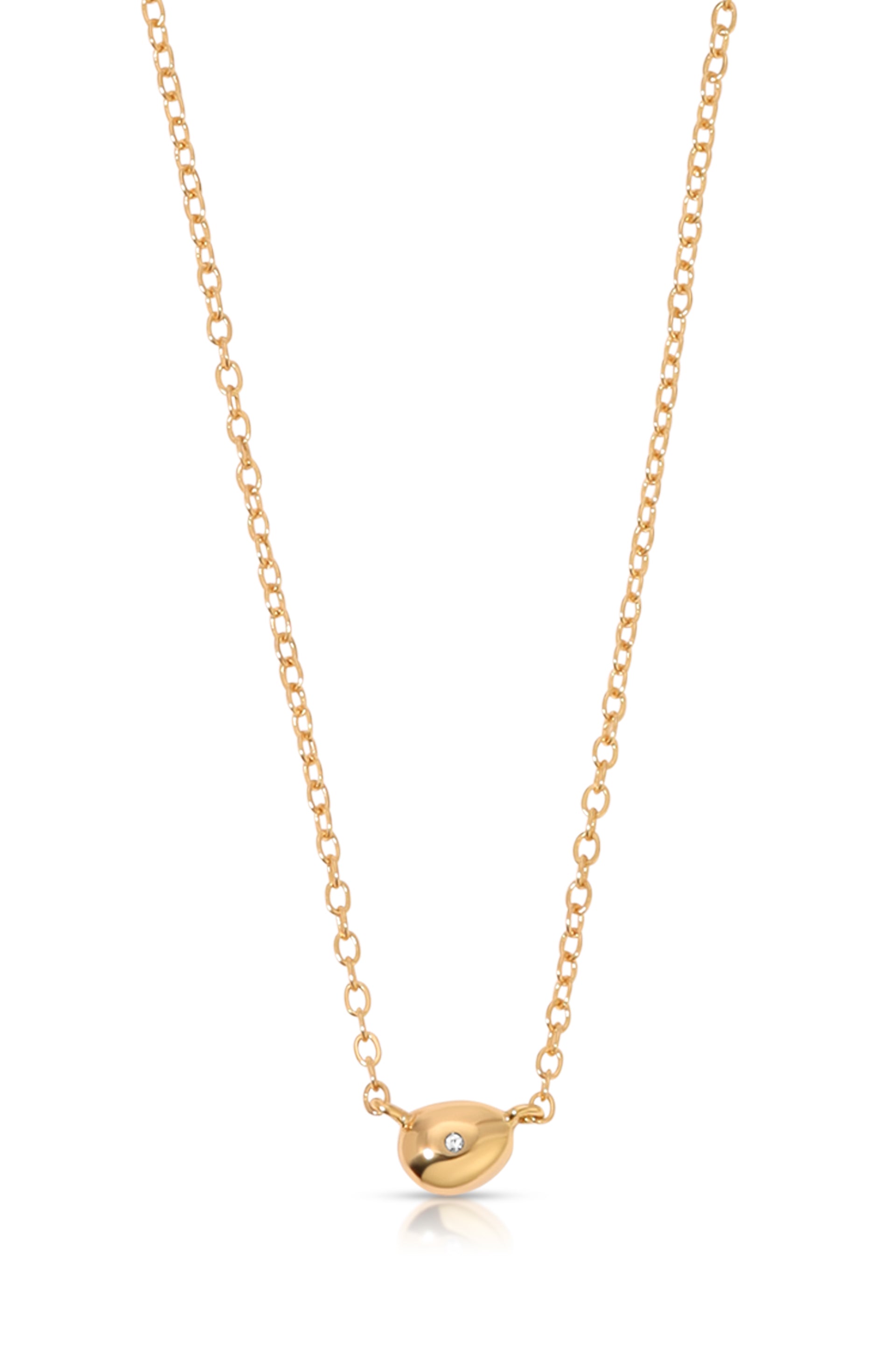 Elegant Polished Dainty Pebble Necklace - Minimalist Natural Stone Jewelry for Women - Perfect for Everyday Wear, Gift Giving & Boho Fashion