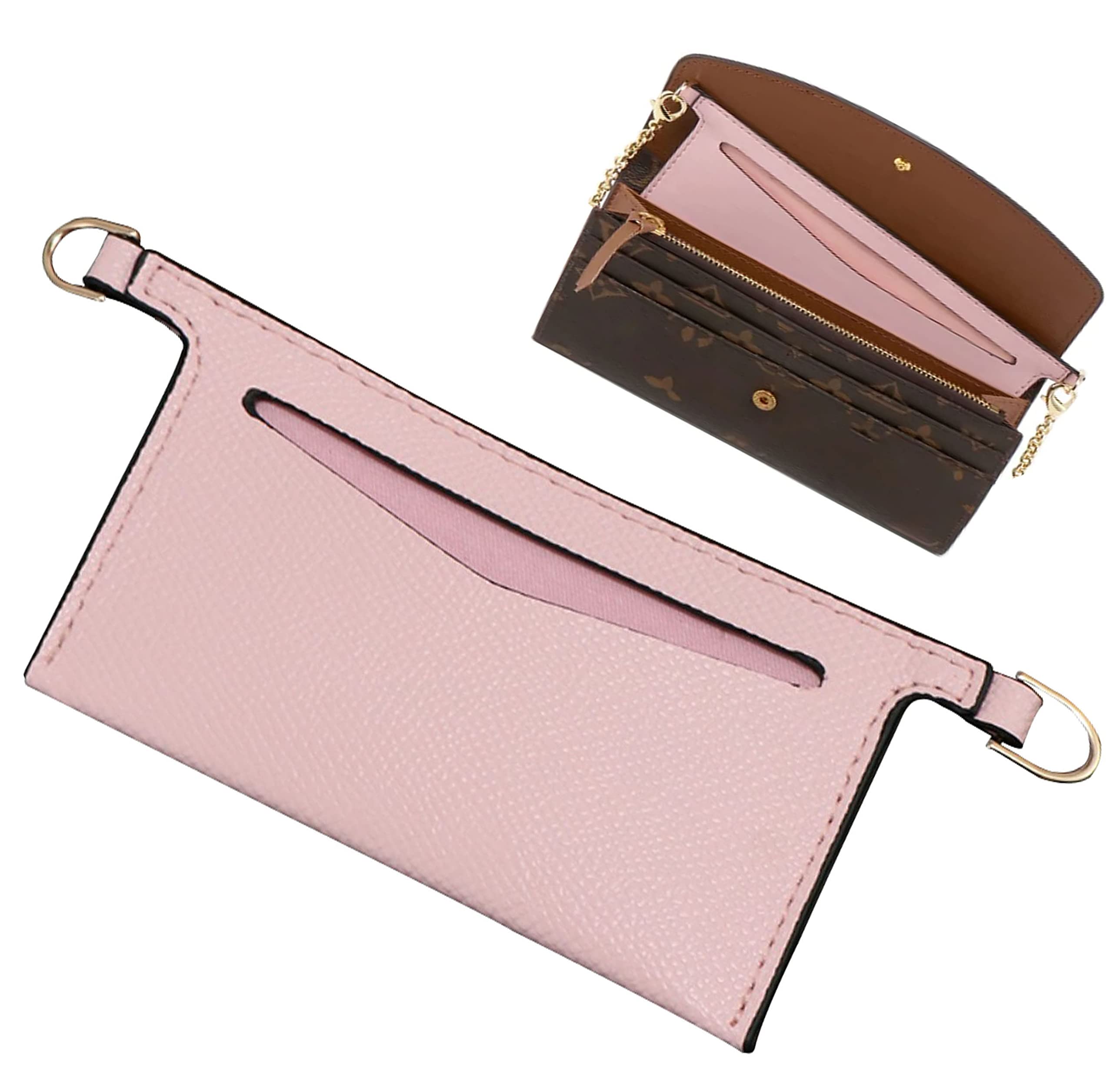 Lckaey Sarah Purse Kit - Detachable Insert Organizer with Emily Wallet & Diagonal Shoulder Bag for Women | Perfect for Travel, Work, and Everyday Use