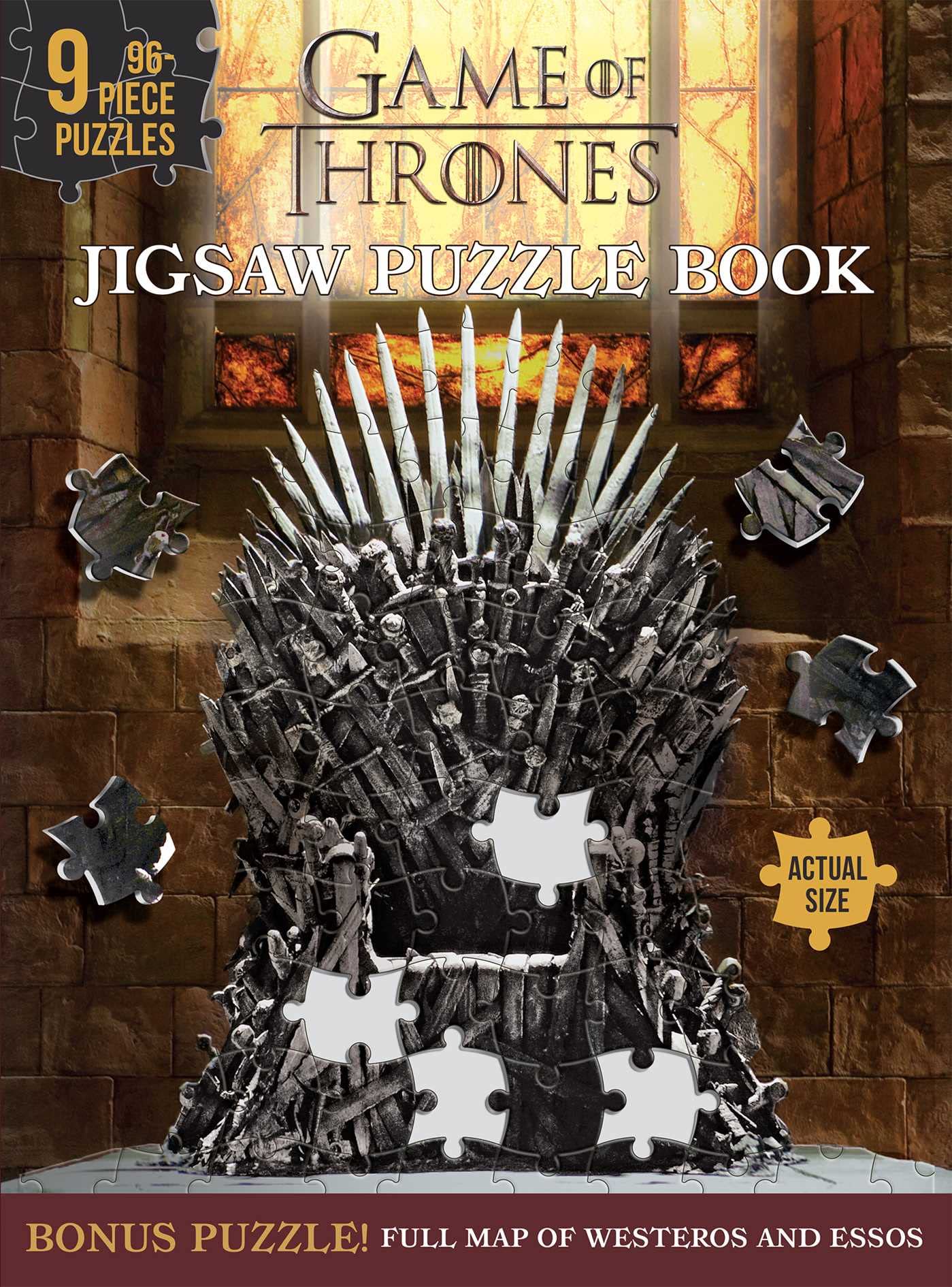 Game of Thrones Jigsaw Puzzle Book - 1000 Piece Fantasy Puzzle for Adults & Teens | Perfect for Family Game Nights & Winter Holiday Activities
