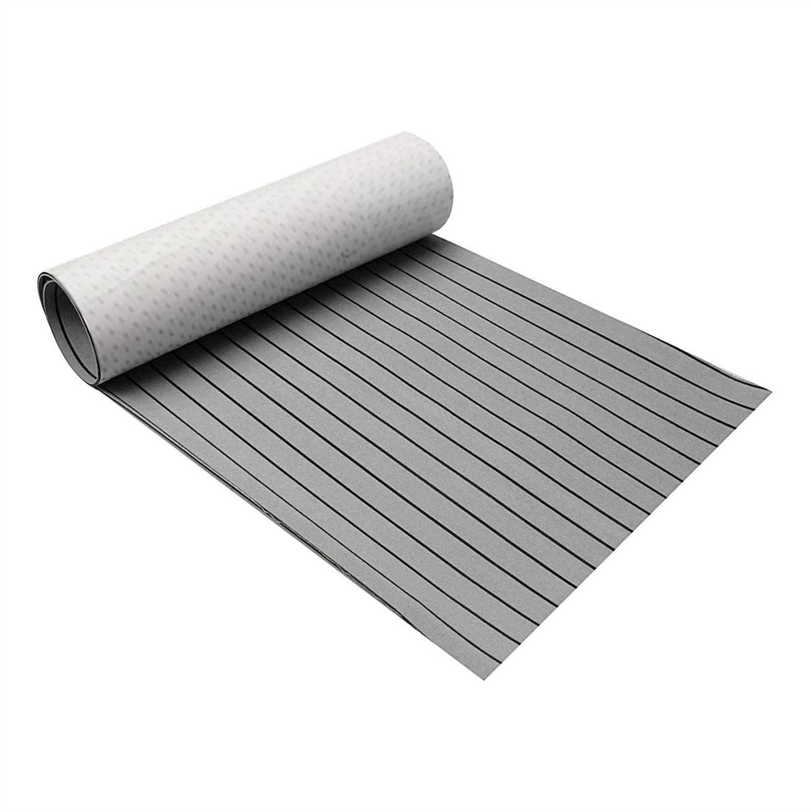 Premium 240x45cm EVA Foam Floor Mat - Waterproof Non-Slip Decking for Boats, Yachts, RVs | Self-Adhesive Synthetic Teak Carpet | Marine-Grade Flooring for Deck, Cabin & Cockpit Protection