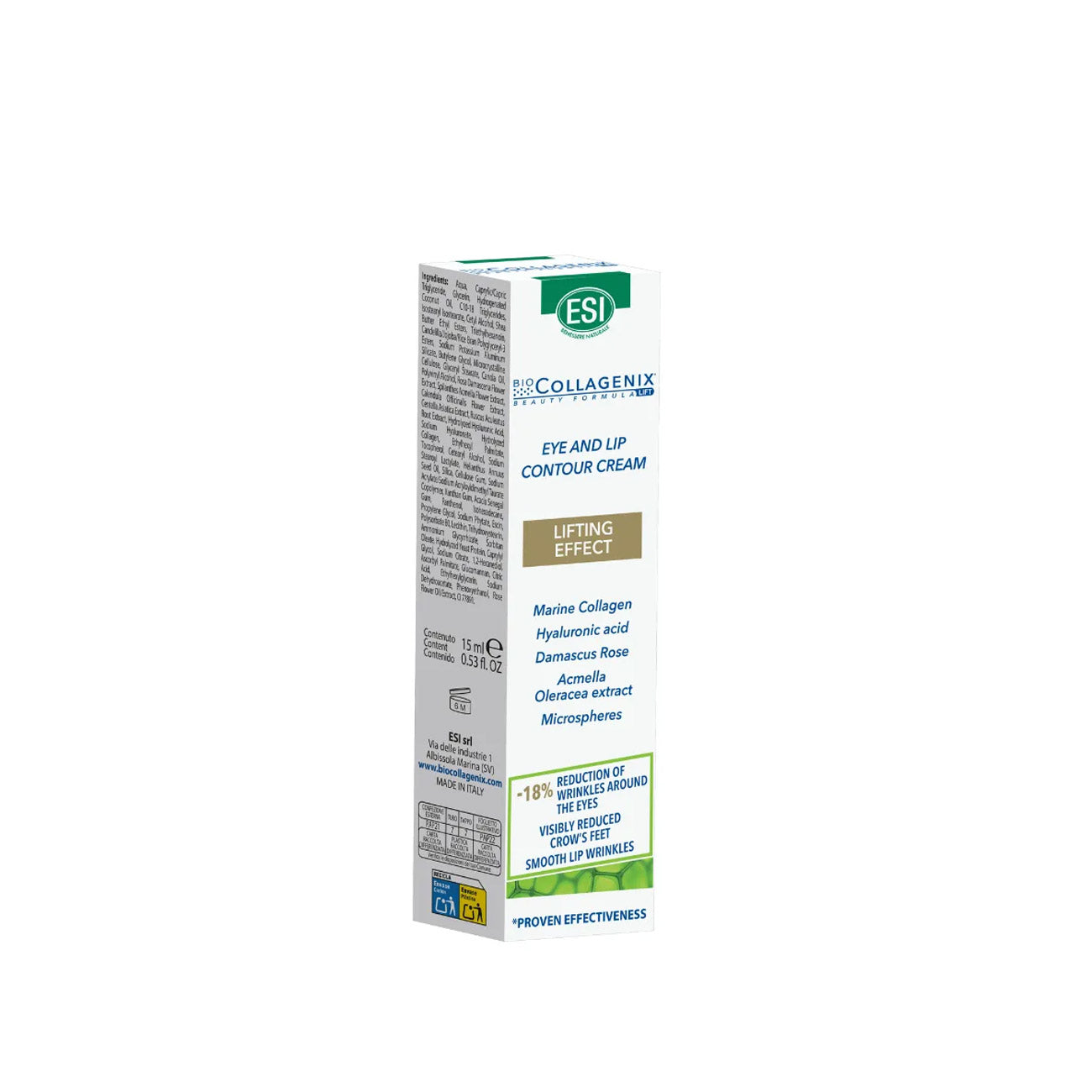 Bio Collagenix Anti-Aging Eye & Lip Cream - Hydrating Wrinkle Treatment for Dark Circles & Fine Lines - Perfect for Nighttime Skincare Routine