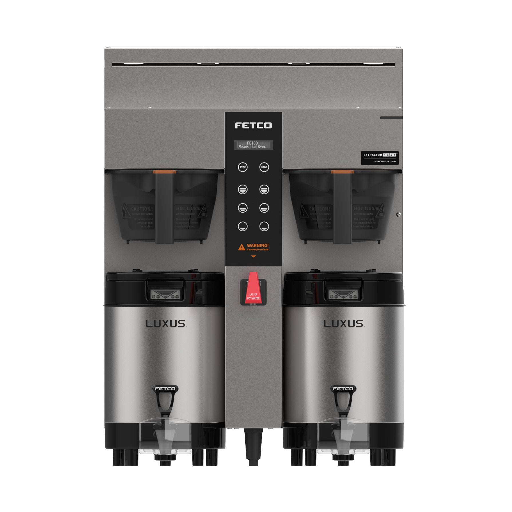Fetco CBS 1232 Plus Series Twin Station Airpot Coffee Brewer 208-240V - Commercial Coffee Machine for Offices, Cafes & Restaurants