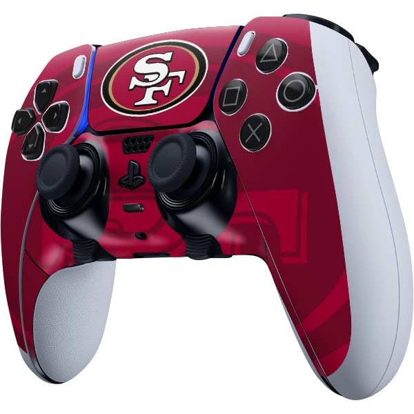Officially Licensed NFL San Francisco 49ers PS5 DualSense Edge Pro Controller Skin - Protective Decal for Enhanced Gaming Performance | Perfect Gift for Football Fans & PS5 Gamers | Great for Game Nights, Sports-Themed Gaming Setups & Competitive Play