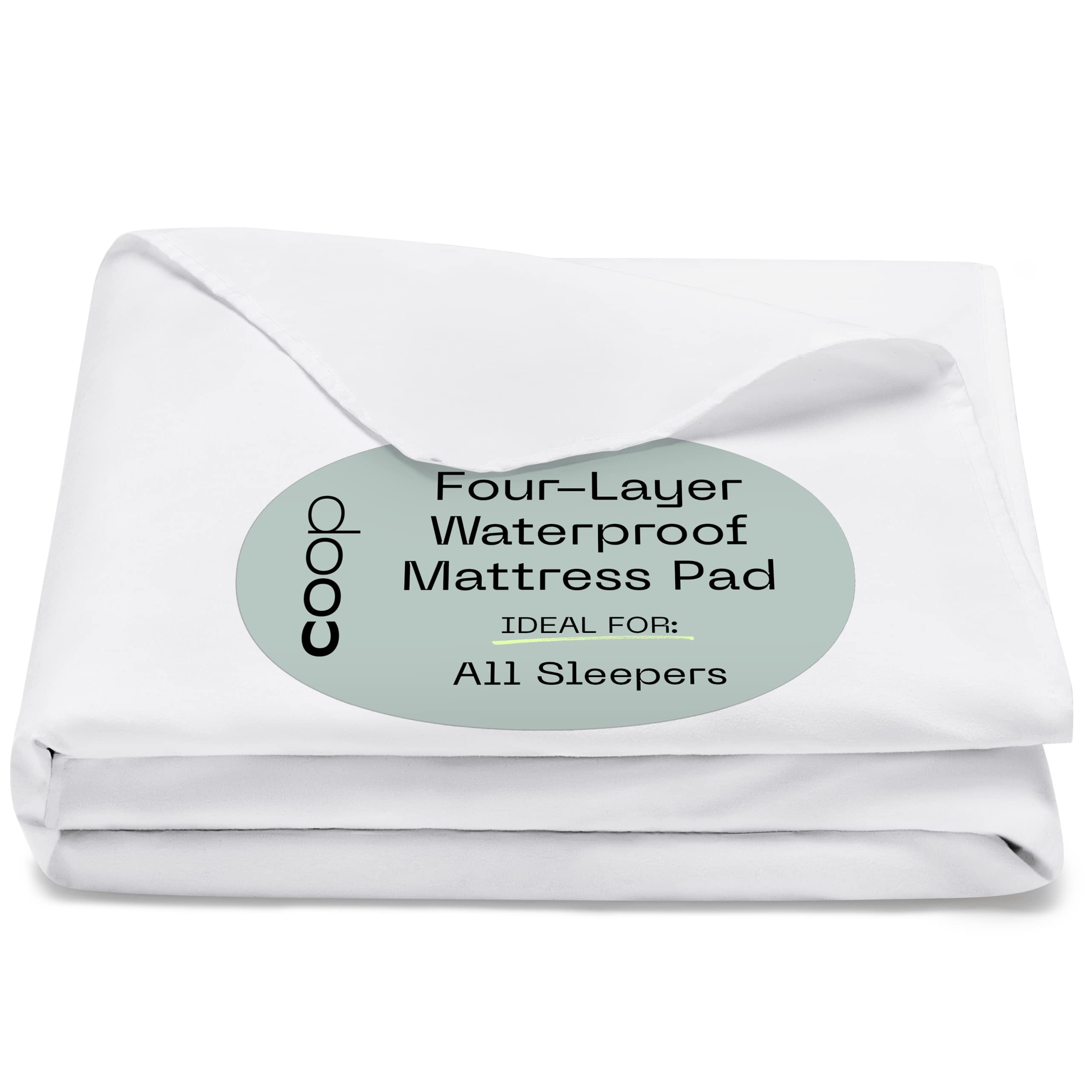 **Coop Home Goods Washable & Reusable Waterproof Incontinence Underpad - 6 Cups Absorbency, Soft, Noiseless, OEKO-TEX Certified - Mattress Protector for Adults, Kids & Pets (78