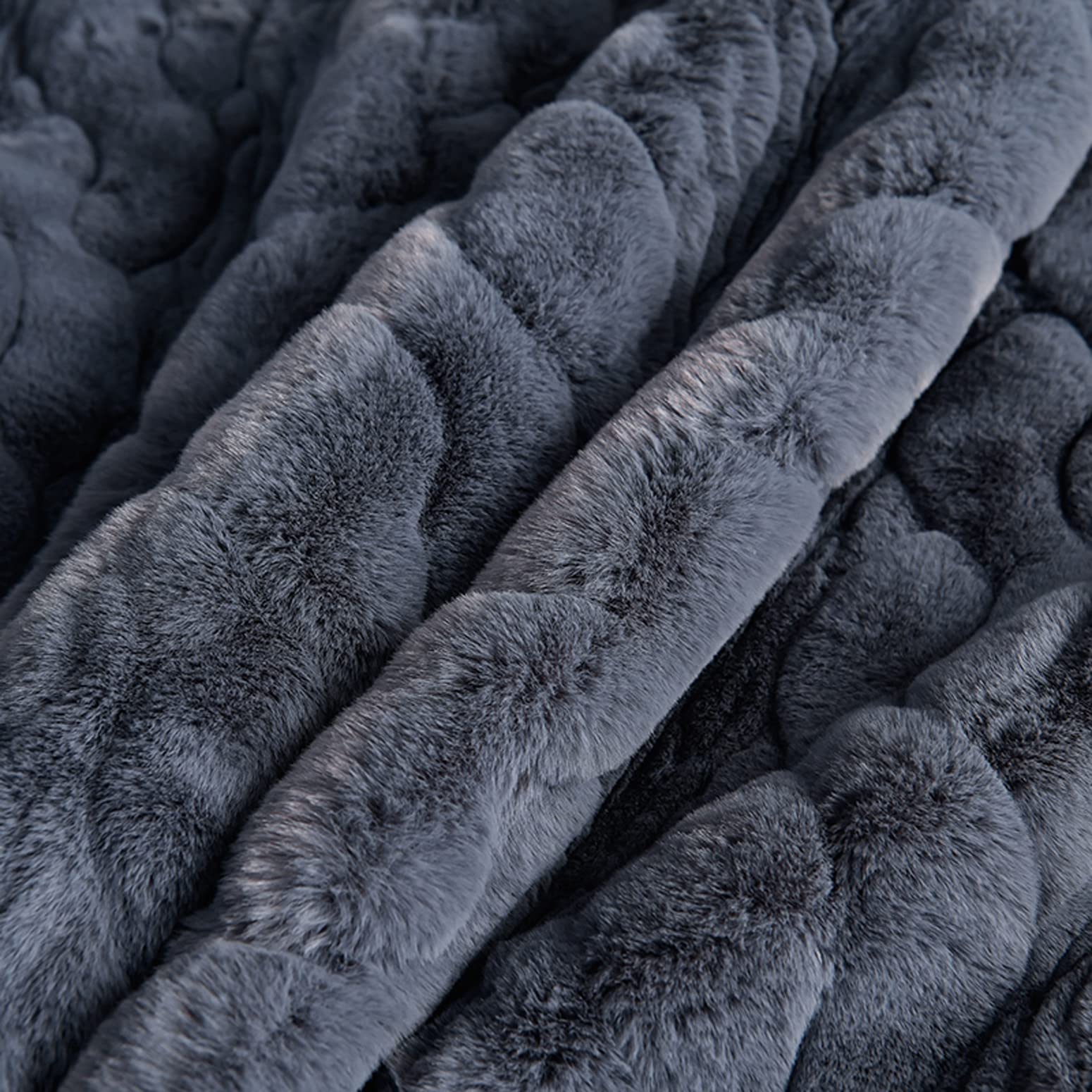 LGYKUMEG 13lb Heavy Korean Mink Blanket - Ultra Soft & Warm 2-Ply Reversible Flannel Fleece Bed Blanket (79