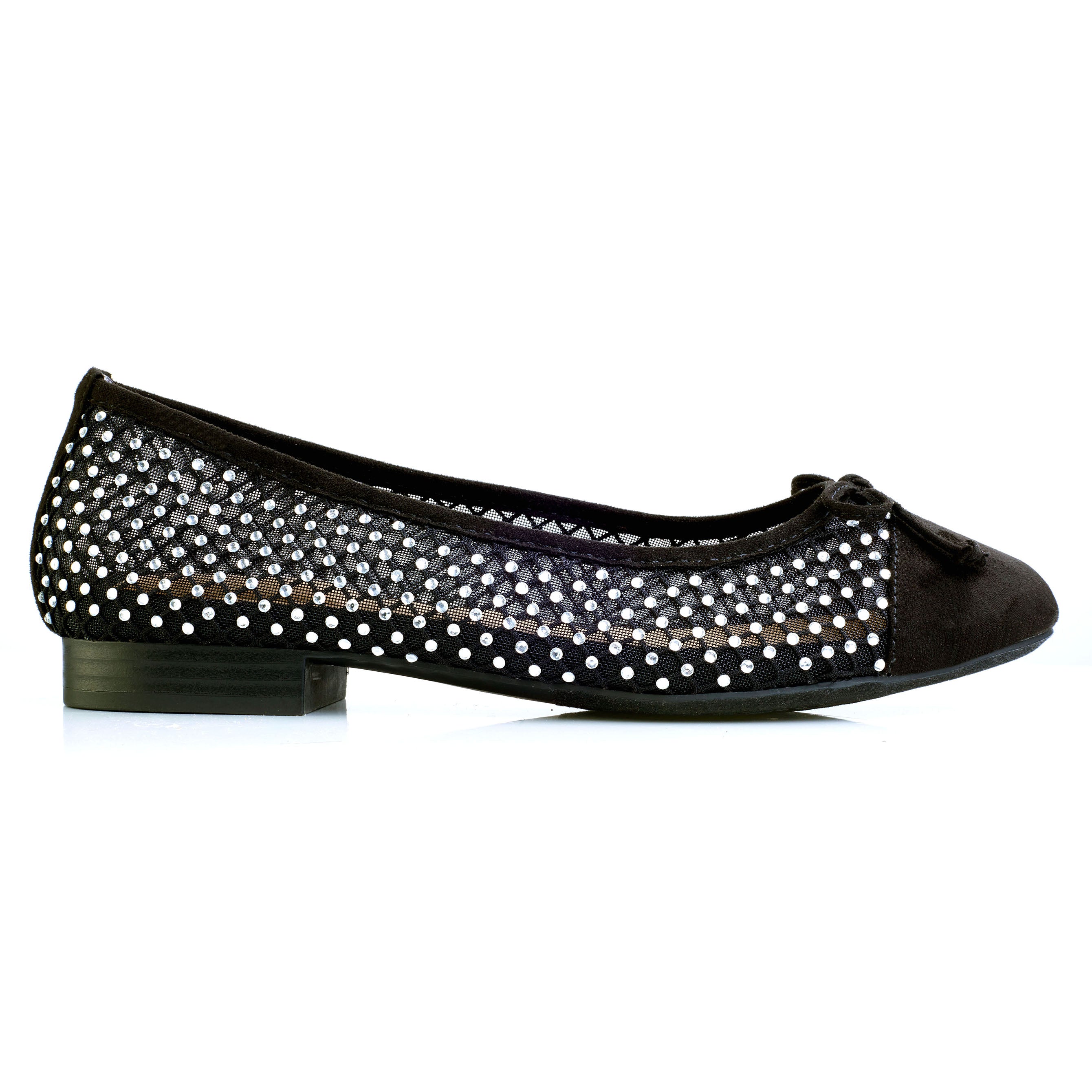 Belle Rhinestone Flat Sandals for Women - Sparkly Comfortable Summer Shoes for Beach, Wedding, and Party Occasions