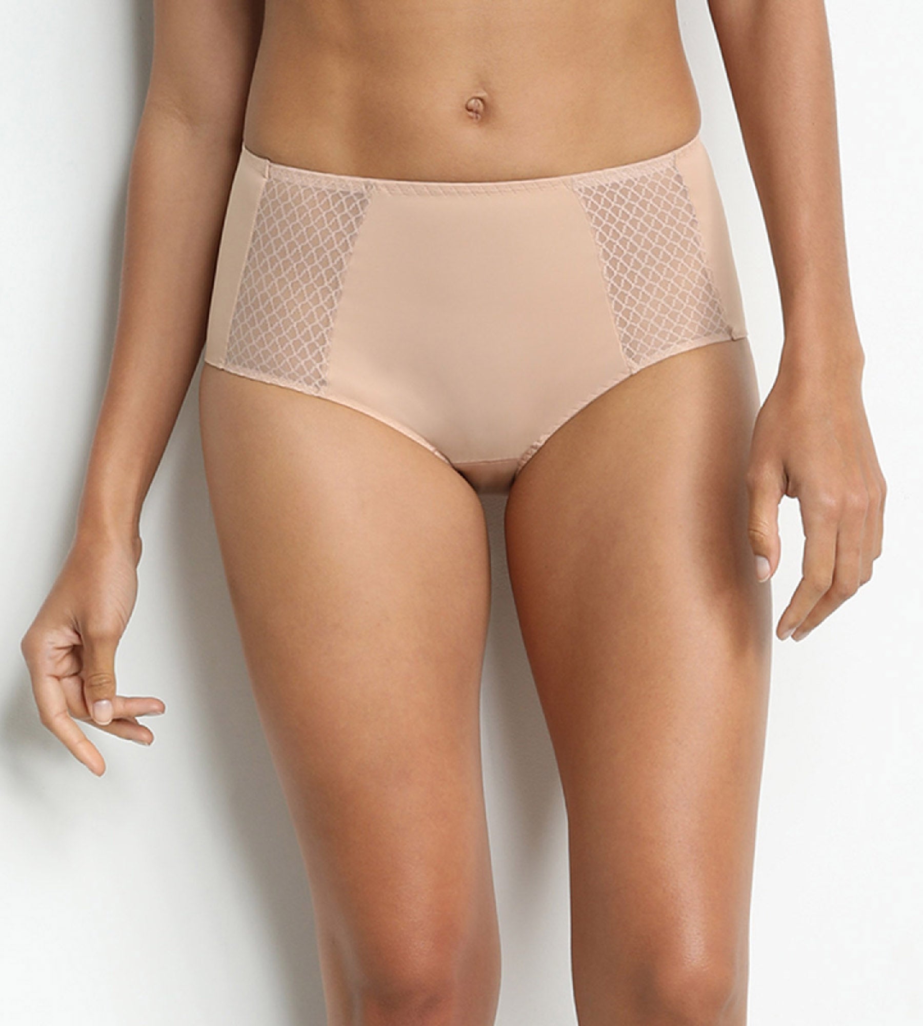 High Waist Tummy Control Skin Tone Culottes - Dim Silhouette Essentials for Everyday Comfort & Shapewear