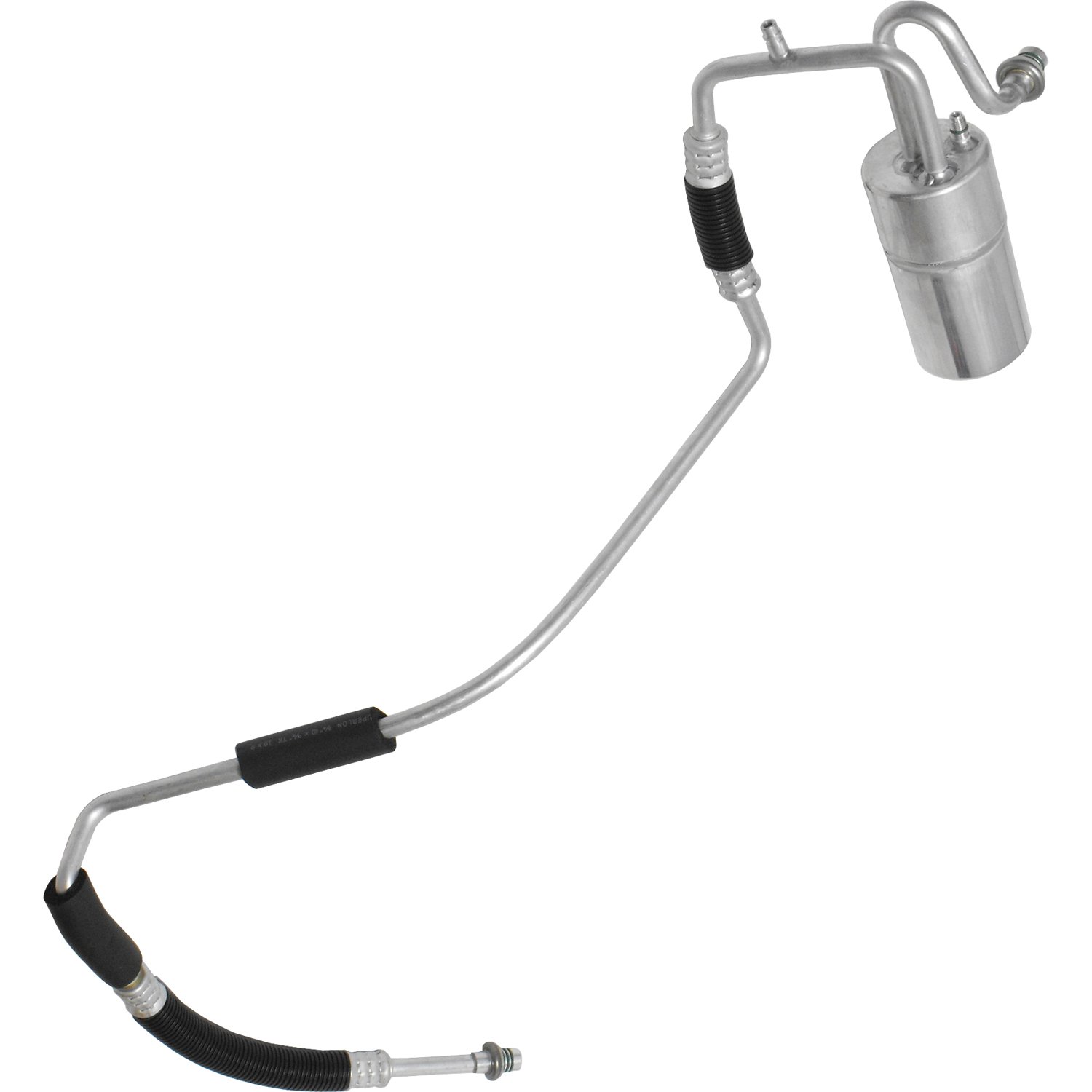 Universal Air Conditioner HA 10028C A/C Accumulator with Hose Assembly - Replacement Part for Car AC Systems - Perfect for Automotive Repair & Maintenance