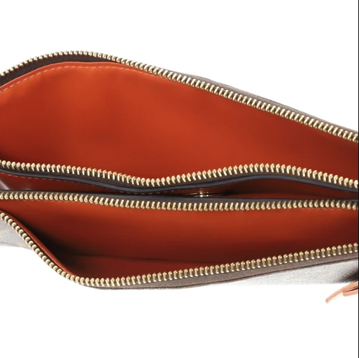 Authentic Louis Vuitton Adele Wallet in Monogram Canvas - Orange Luxury Women's Wallet for Everyday Use & Travel Accessories