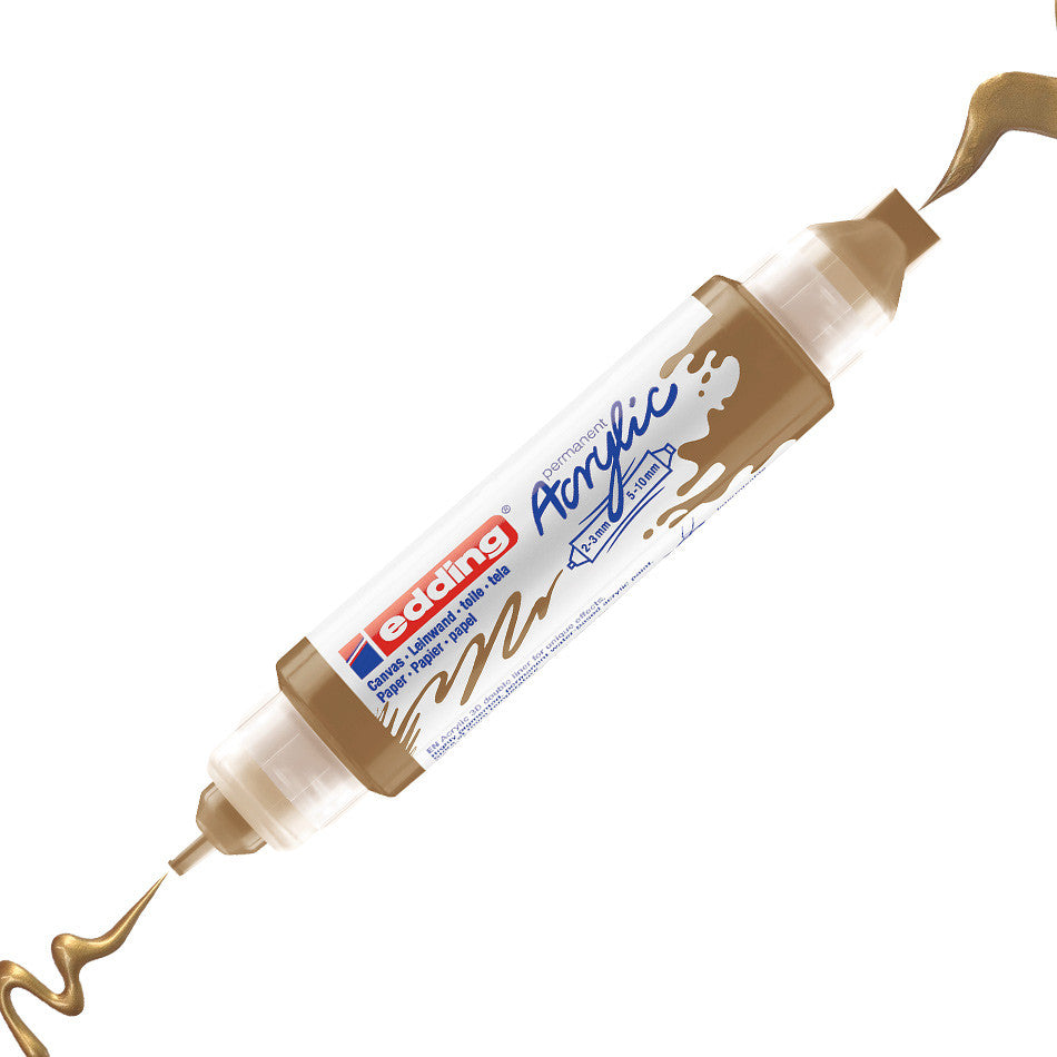 edding 5400 Acrylic 3D Double Liner - Premium Paint Marker for DIY Crafts, Signage & Art Projects - Perfect for Glass, Metal, Wood & Canvas Surfaces
