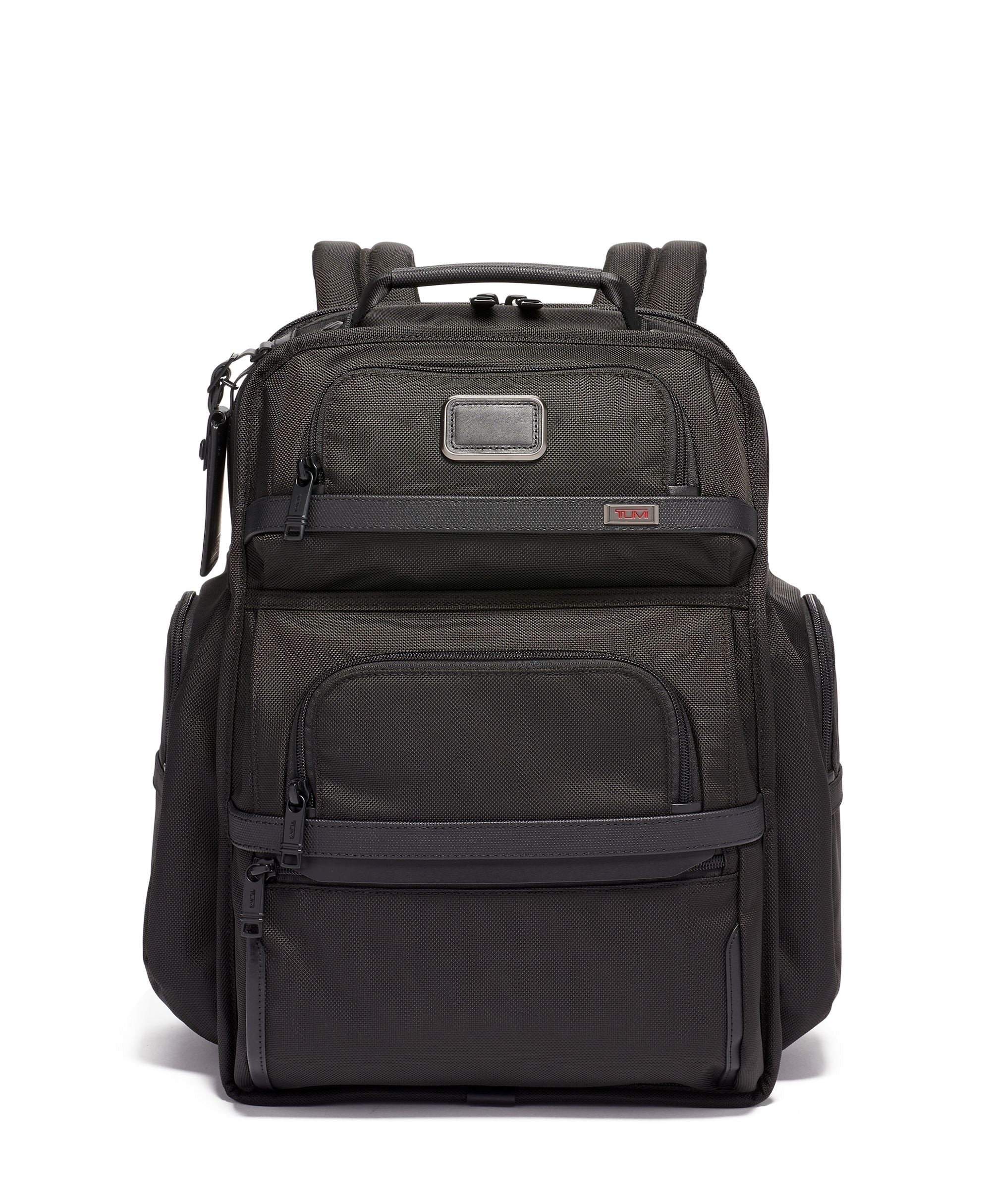Tumi Alpha Business Backpack - Premium Leather Laptop Bag for Men & Women - Water-Resistant Travel & Work Backpack for Professionals, Commuters & Students - Fits 15.6