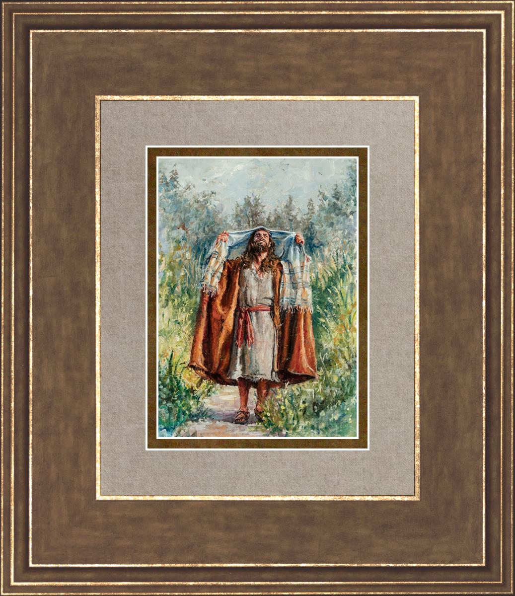 Jesus in the Wilderness - Religious Wall Art for Home & Church Decor - Inspirational Christian Gift for Prayer & Meditation Spaces