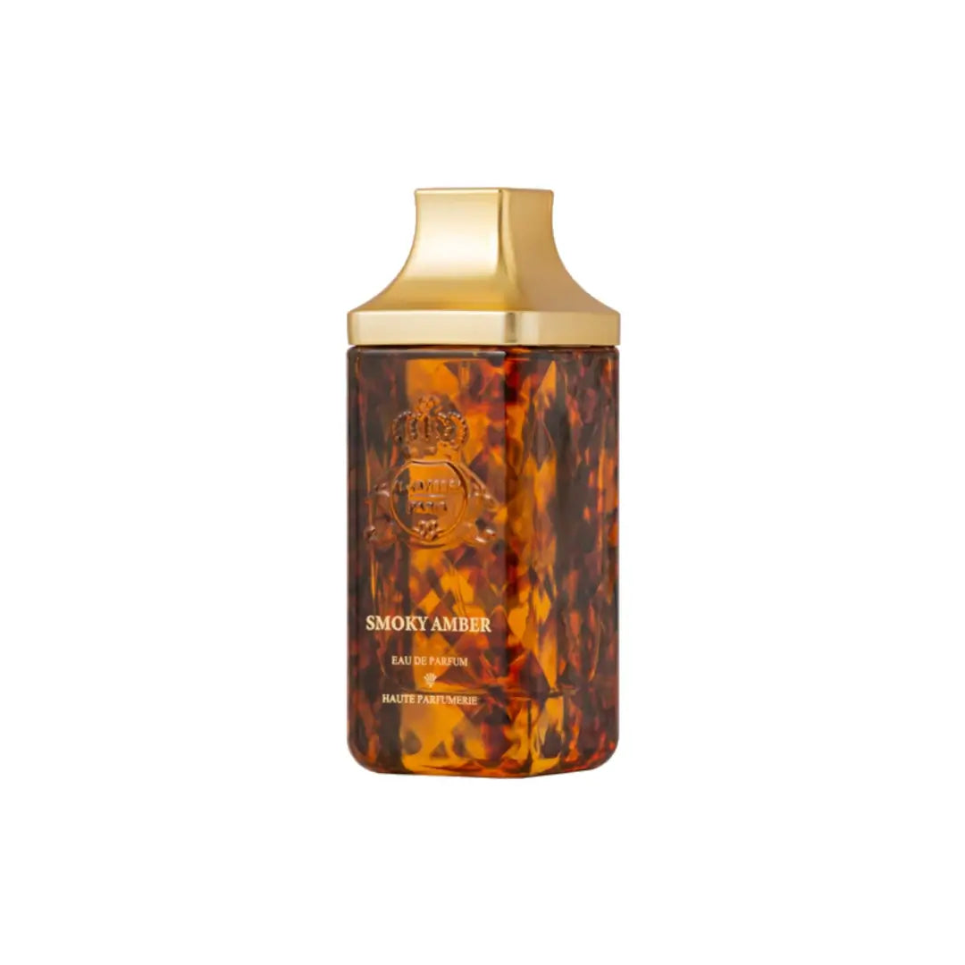 Smoky Amber Eau de Parfum - 3.4 oz / 100ml Luxury Perfume for Women & Men - Long Lasting Fragrance with Warm Woody Notes - Perfect for Date Night, Evening Events & Special Occasions