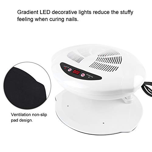 Fast Drying Nail Polish Dryer Fan - Hot & Cold Air Manicure Tool for Home & Salon Use, 110V - Perfect for Gel, Acrylic Nails & Quick Fixes