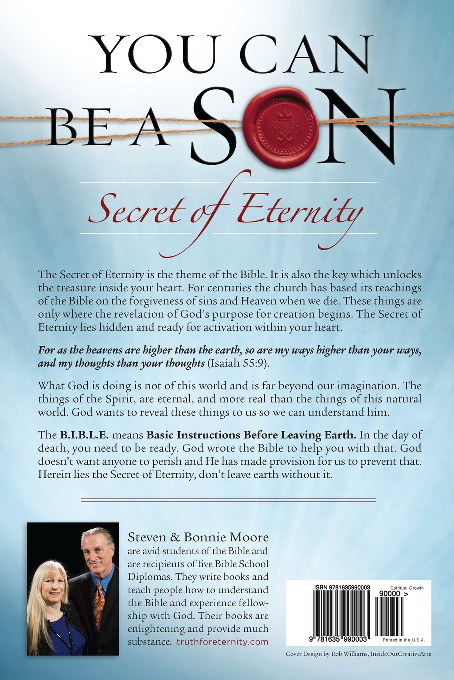 You Can Be a Son: Secret of Eternity - Biblical Wisdom for Spiritual Growth | Christian Book on Bible Secrets & Eternal Life | Perfect for Bible Study & Personal Devotion
