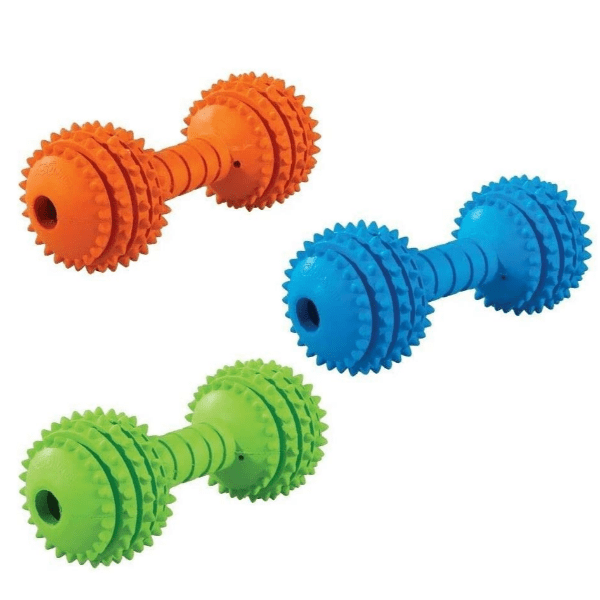 JW Pet Chompion Durable Rubber Chew Toy for Dogs - Tough & Interactive Play for Aggressive Chewers - Perfect for Fetch, Training & Teething Relief