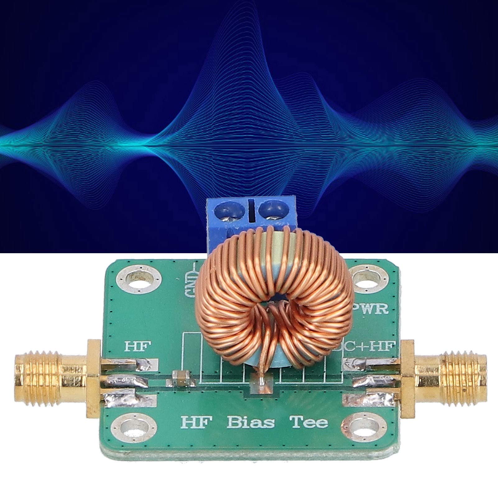 High-Quality DC Bias Tee RF Signal Module with DC Block - Precision Lab Equipment for School & Research | Ideal for RF Testing, Signal Conditioning & Electronic Experiments
