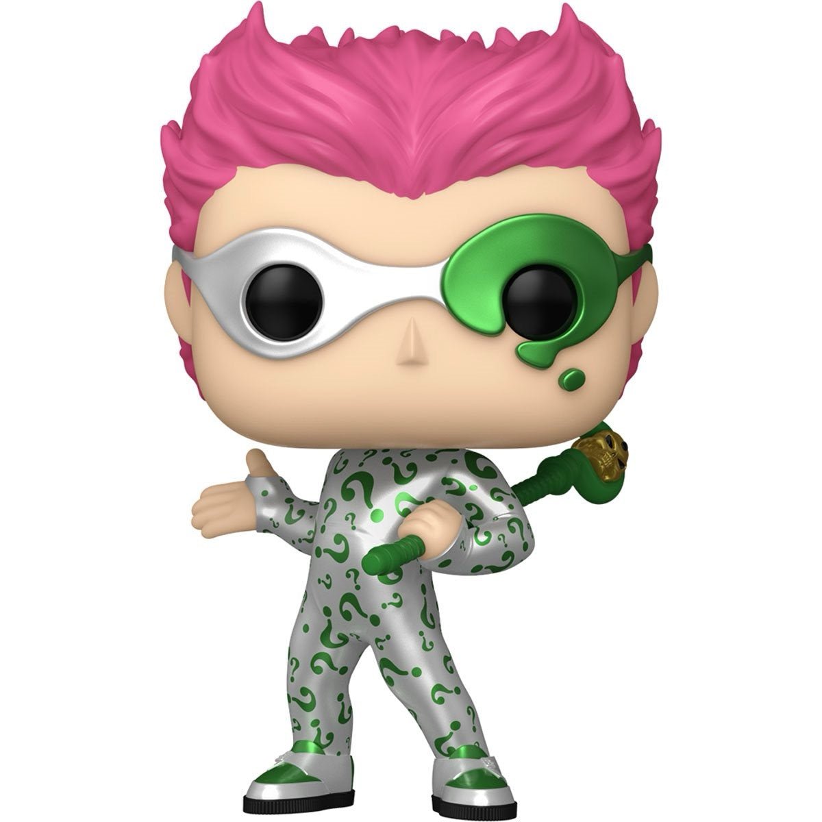 Batman Forever The Riddler Metallic Funko Pop! Vinyl Figure #530 - Collectible DC Comics Superhero Toy for Display & Gifts - Perfect for Comic Fans, Movie Lovers & Pop Culture Collectors