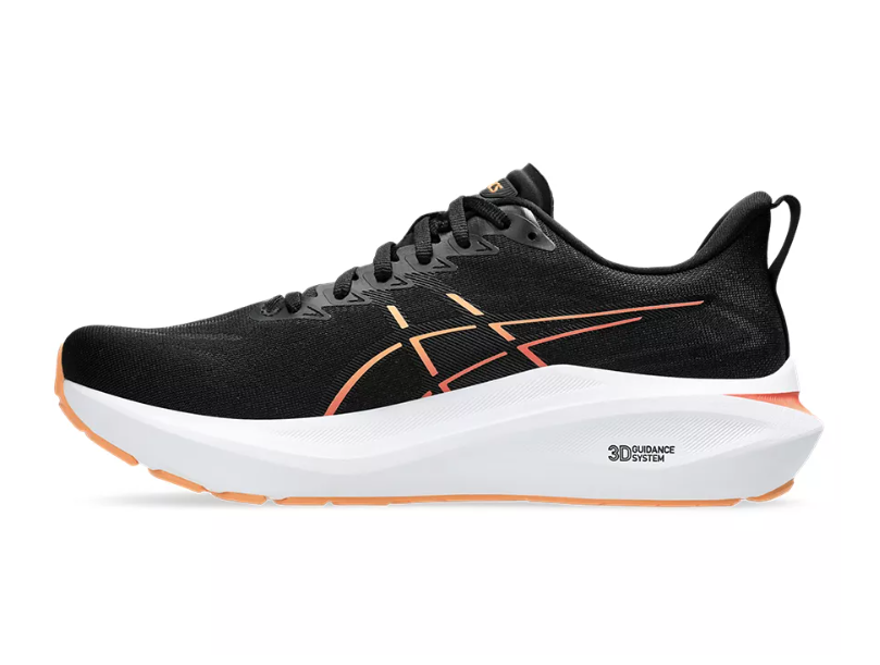 ASICS GT-2000 13 Running Shoes for Men (D Width) - Black/Faded Orange - Lightweight Stability Sneakers for Jogging, Training & Daily Wear